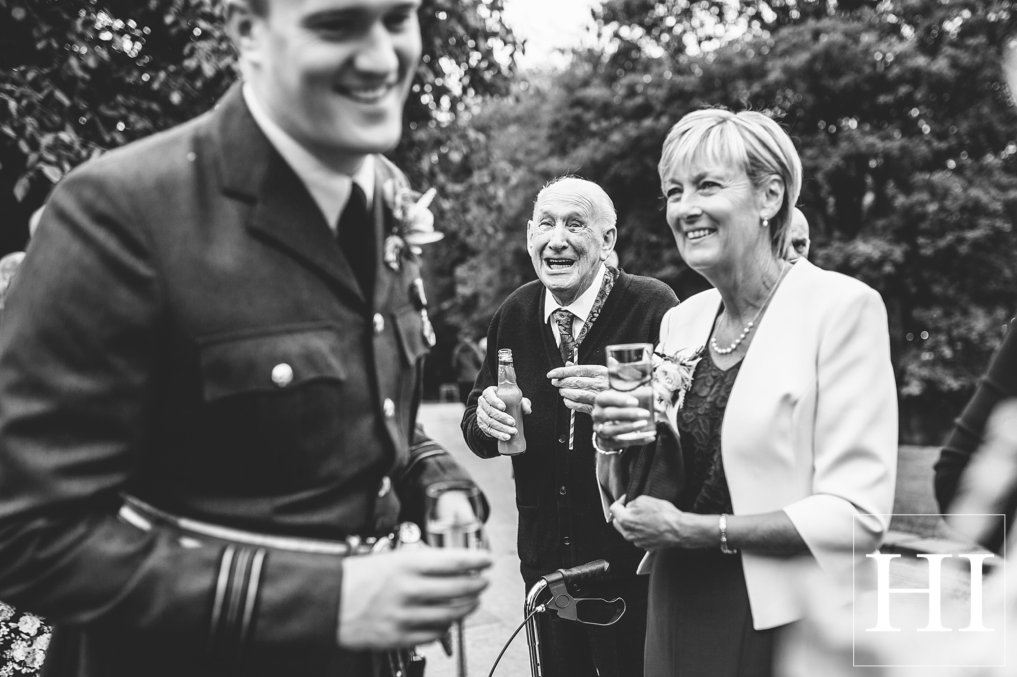 Hamish Irvine Leeds Wedding East Riddlesden Hall Photographer Military barn wedding 
