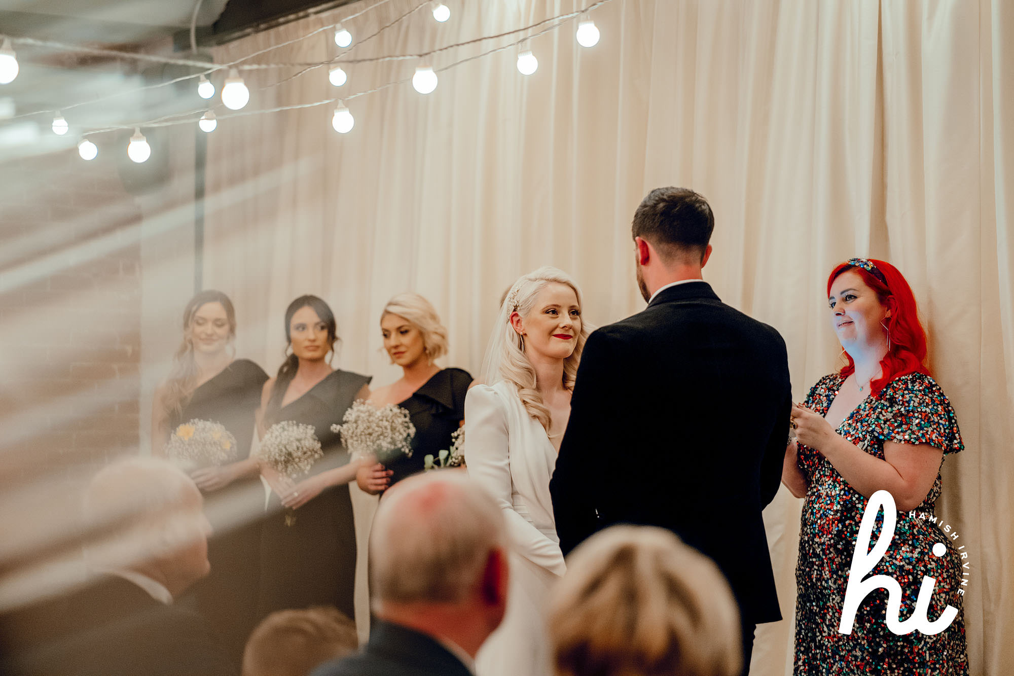 New Craven Hall wedding ceremony hamish irvine photographer
