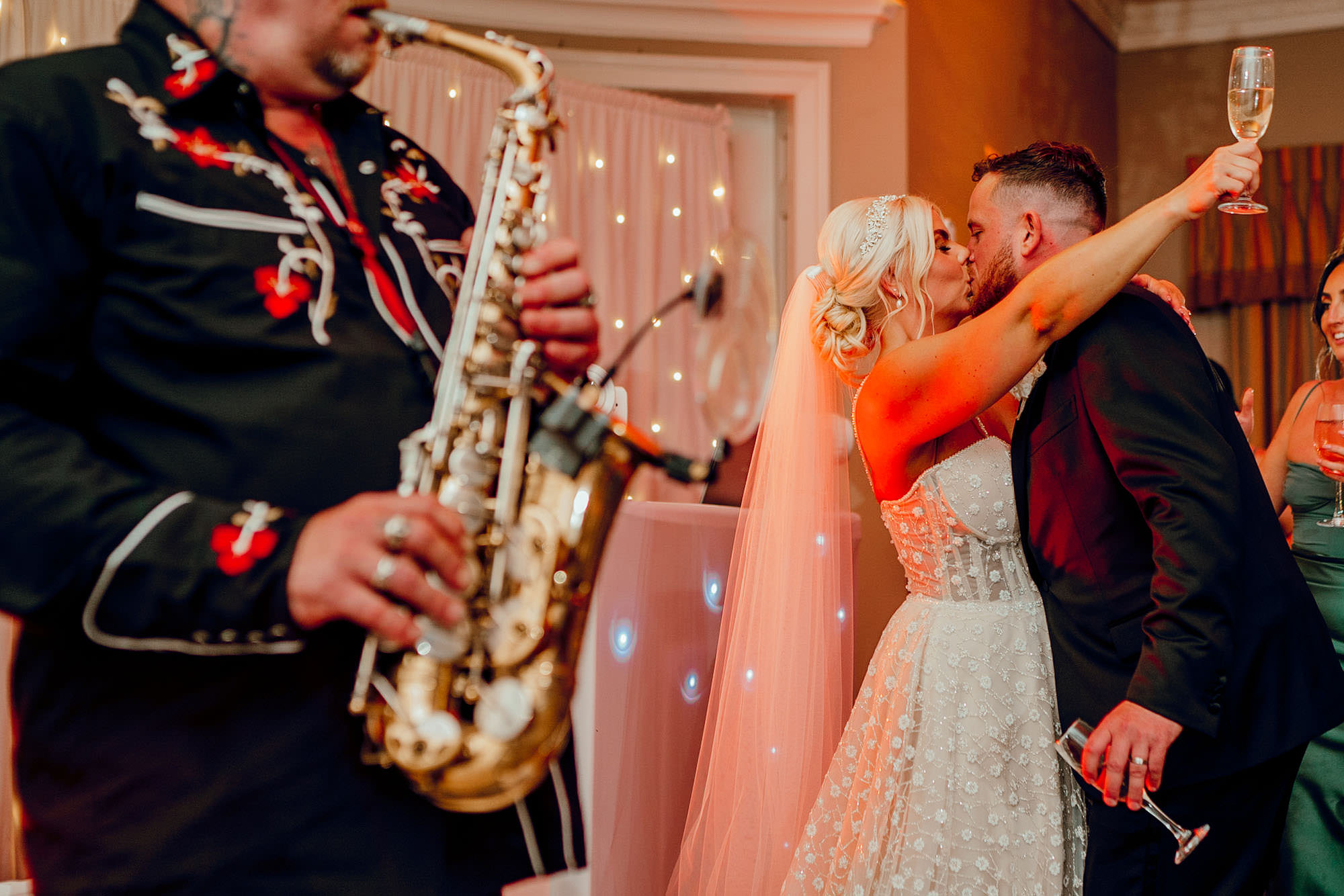 rudding park saxophone wedding 