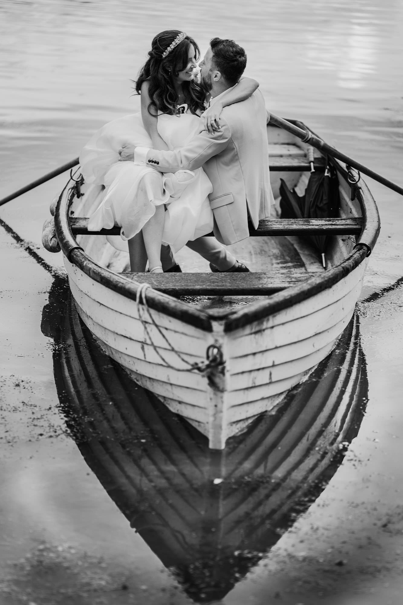 Coniston Hotel wedding photography boat portraits hamish irvine 