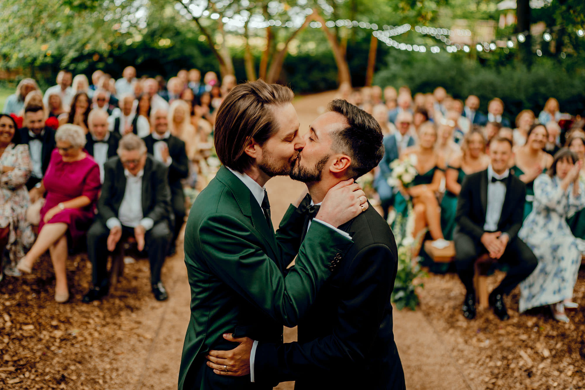 Hamish Irvine colourful gay wedding photography