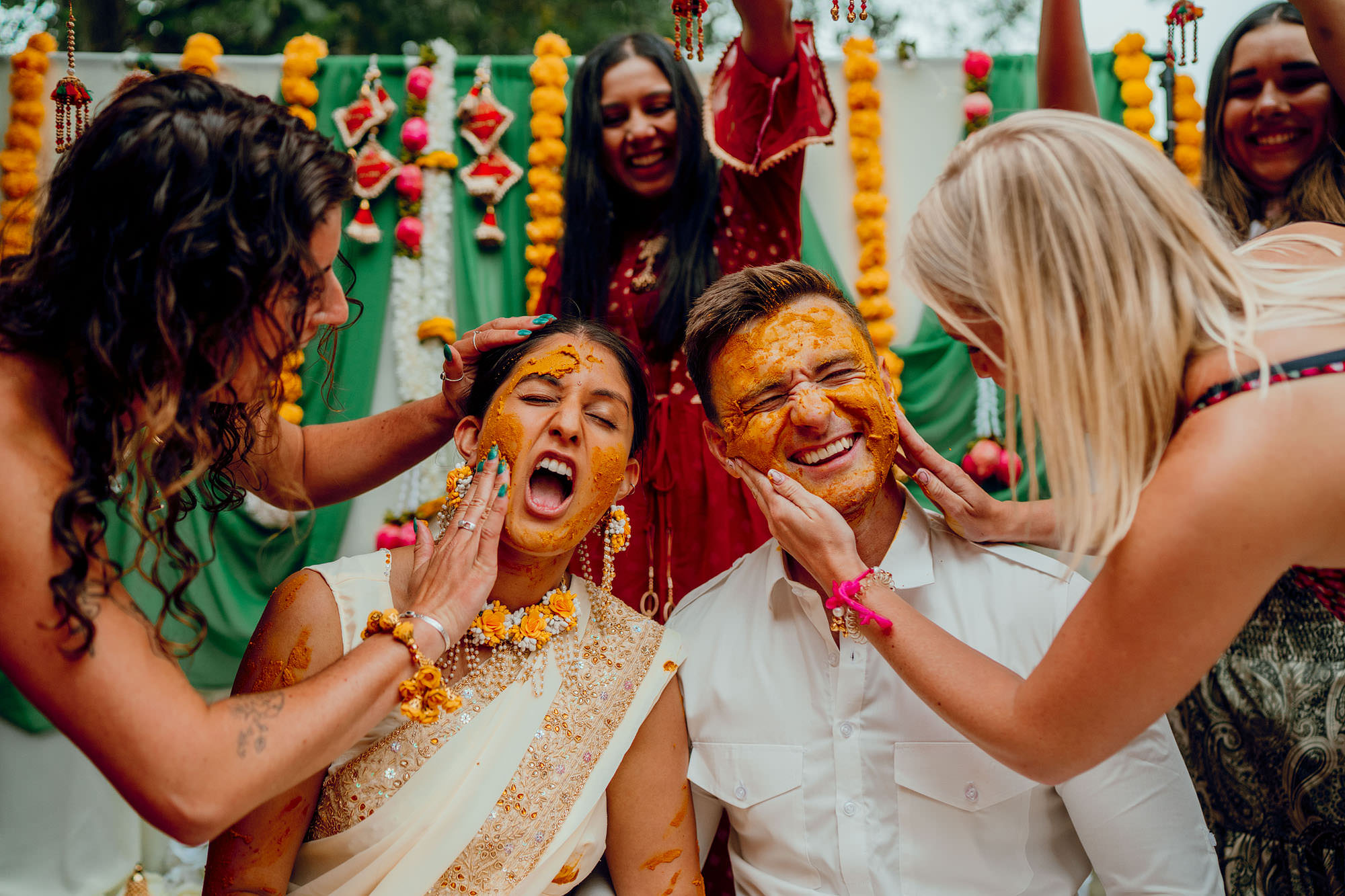 Leeds Haldi ceremony photography yorkshire 
