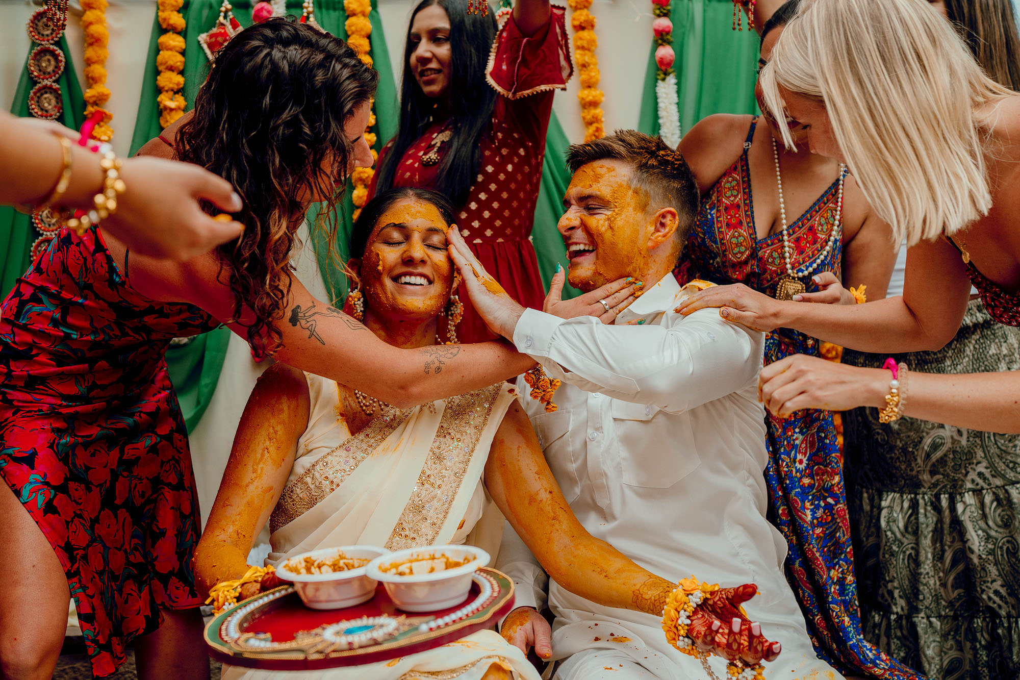 Leeds Haldi ceremony photography yorkshire 