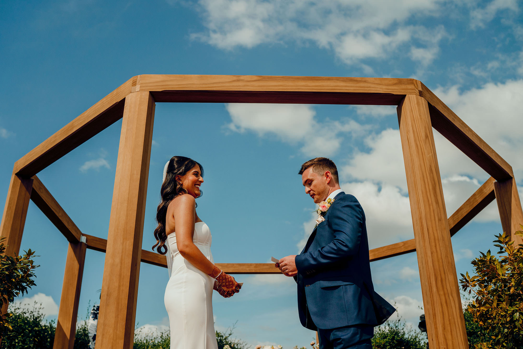 Yorkshire Wedding Barn English ceremony asian wedding nikita stephen 