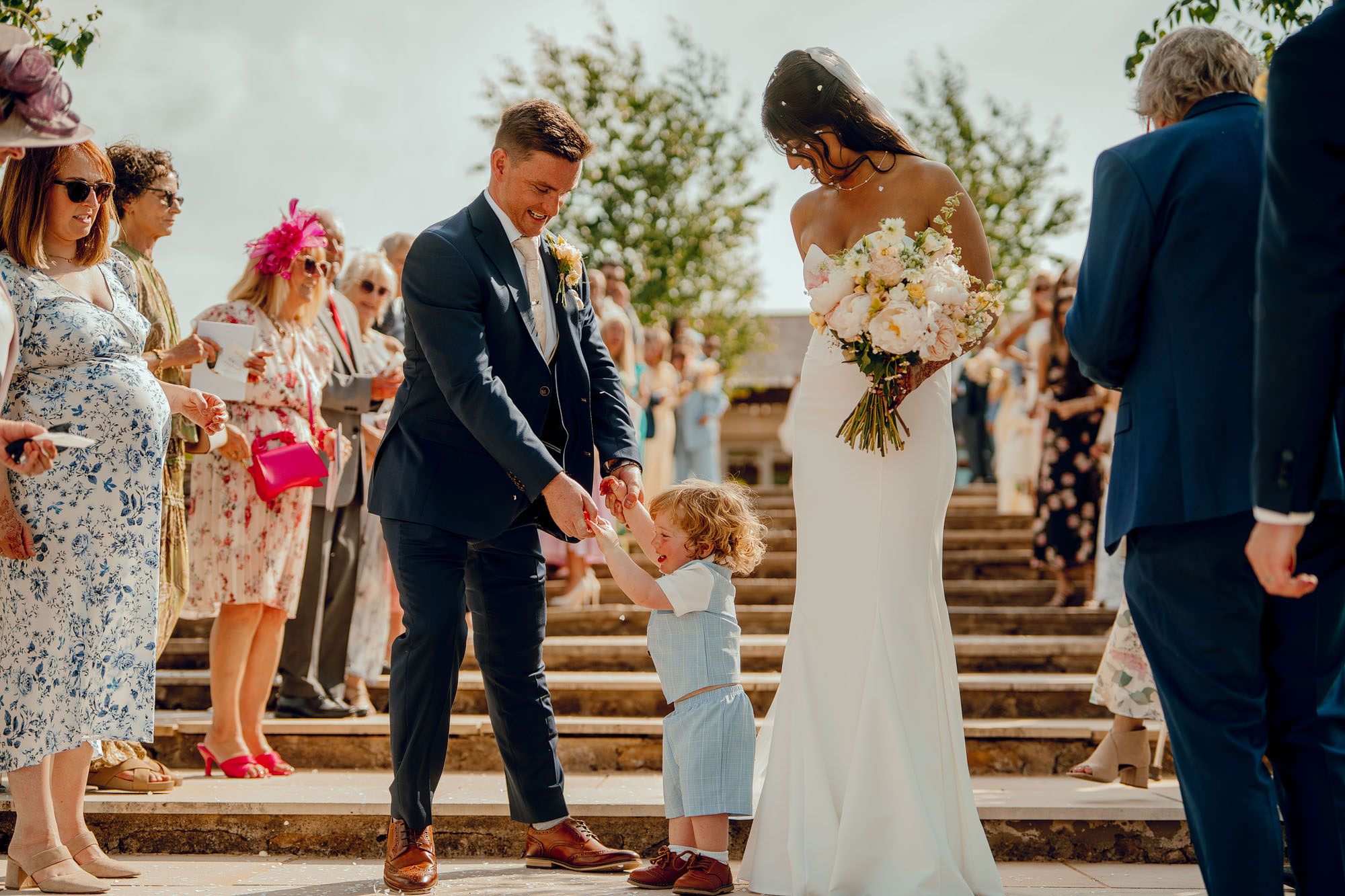 Yorkshire Wedding Barn outdoor ceremony asian wedding 