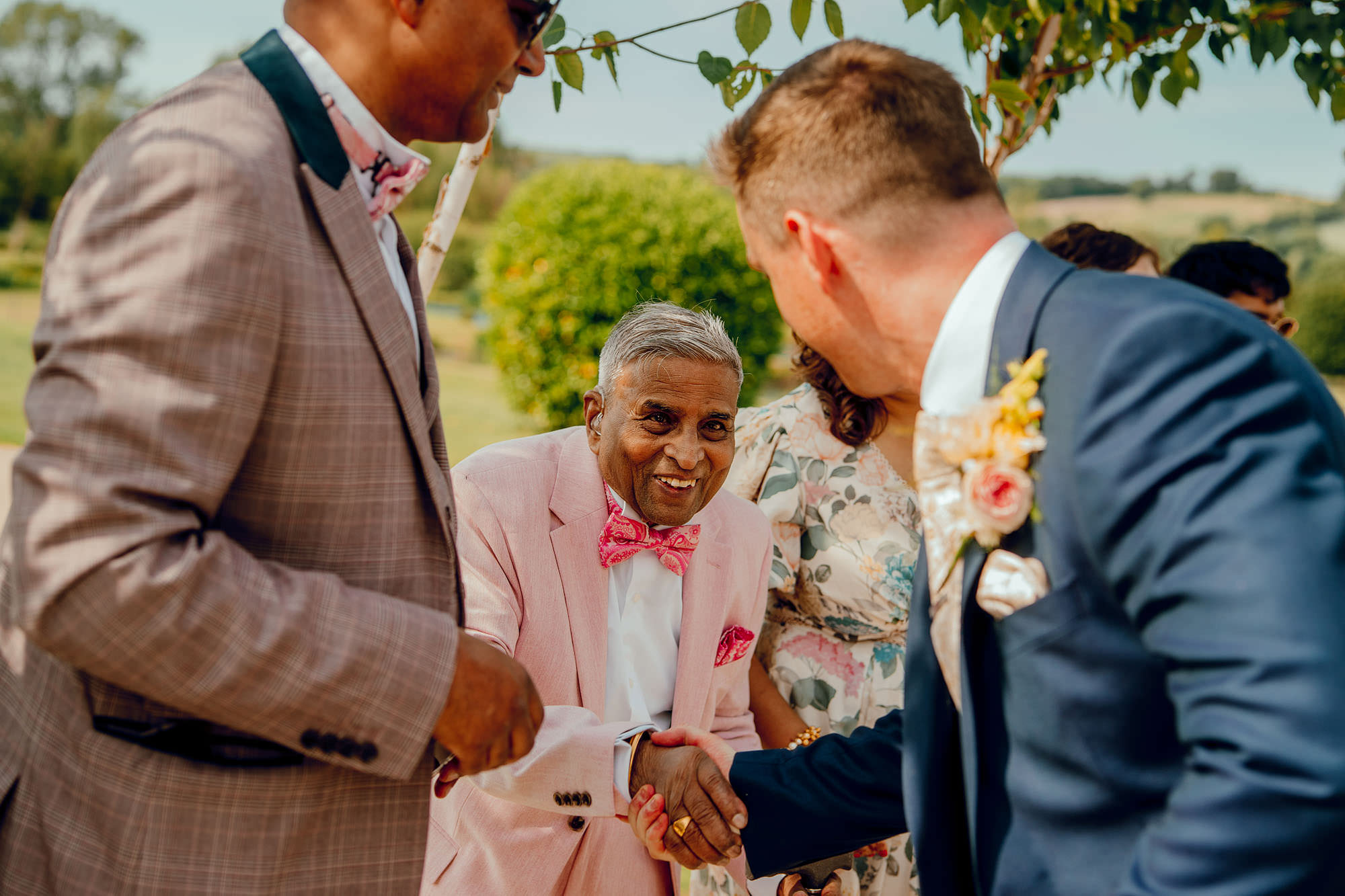 Yorkshire Wedding Barn outdoor ceremony asian wedding 