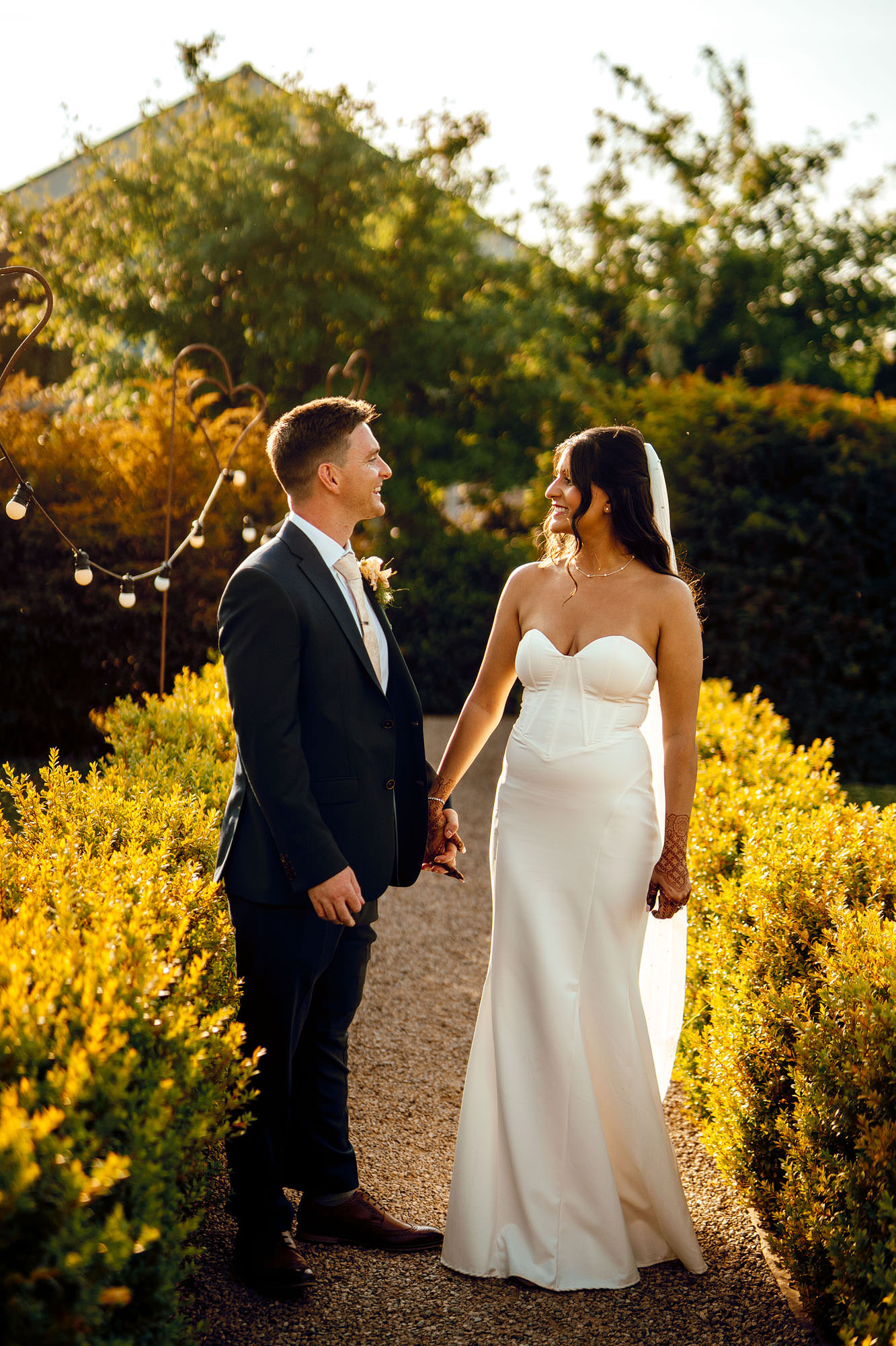 Yorkshire Wedding Barn wedding ceremony hamish irvine colourful wedding photography 