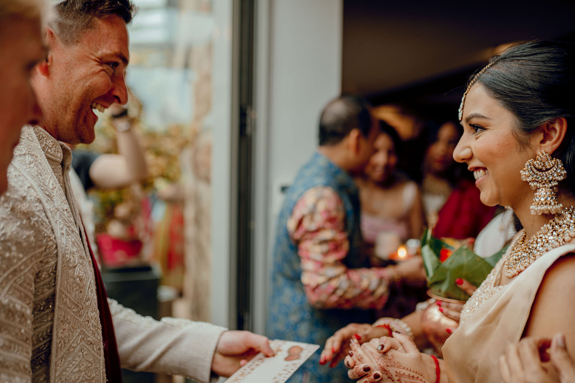 yorkshire wedding barn baraat asian wedding 