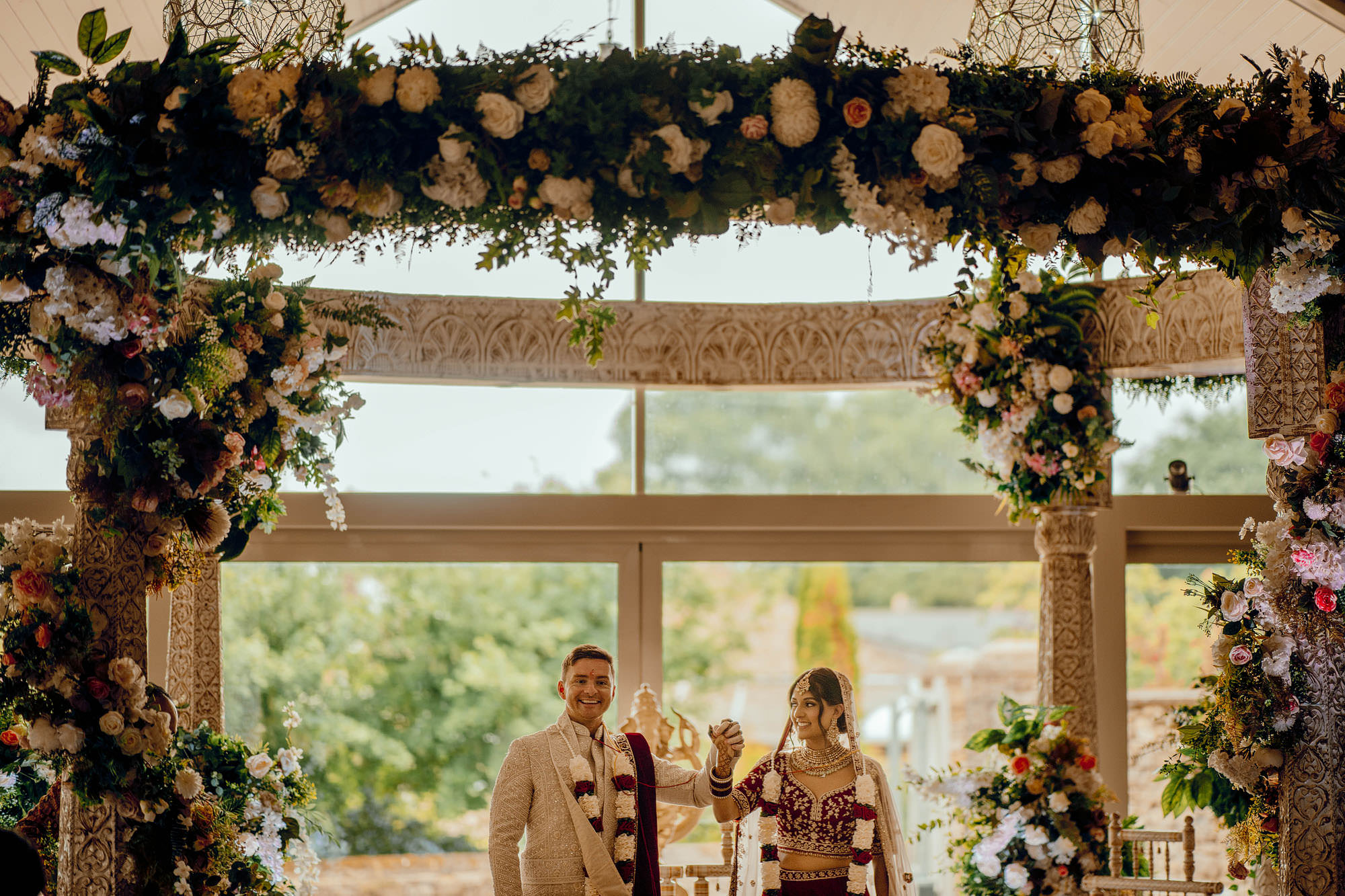 yorkshire wedding barn hindu wedding ceremony 