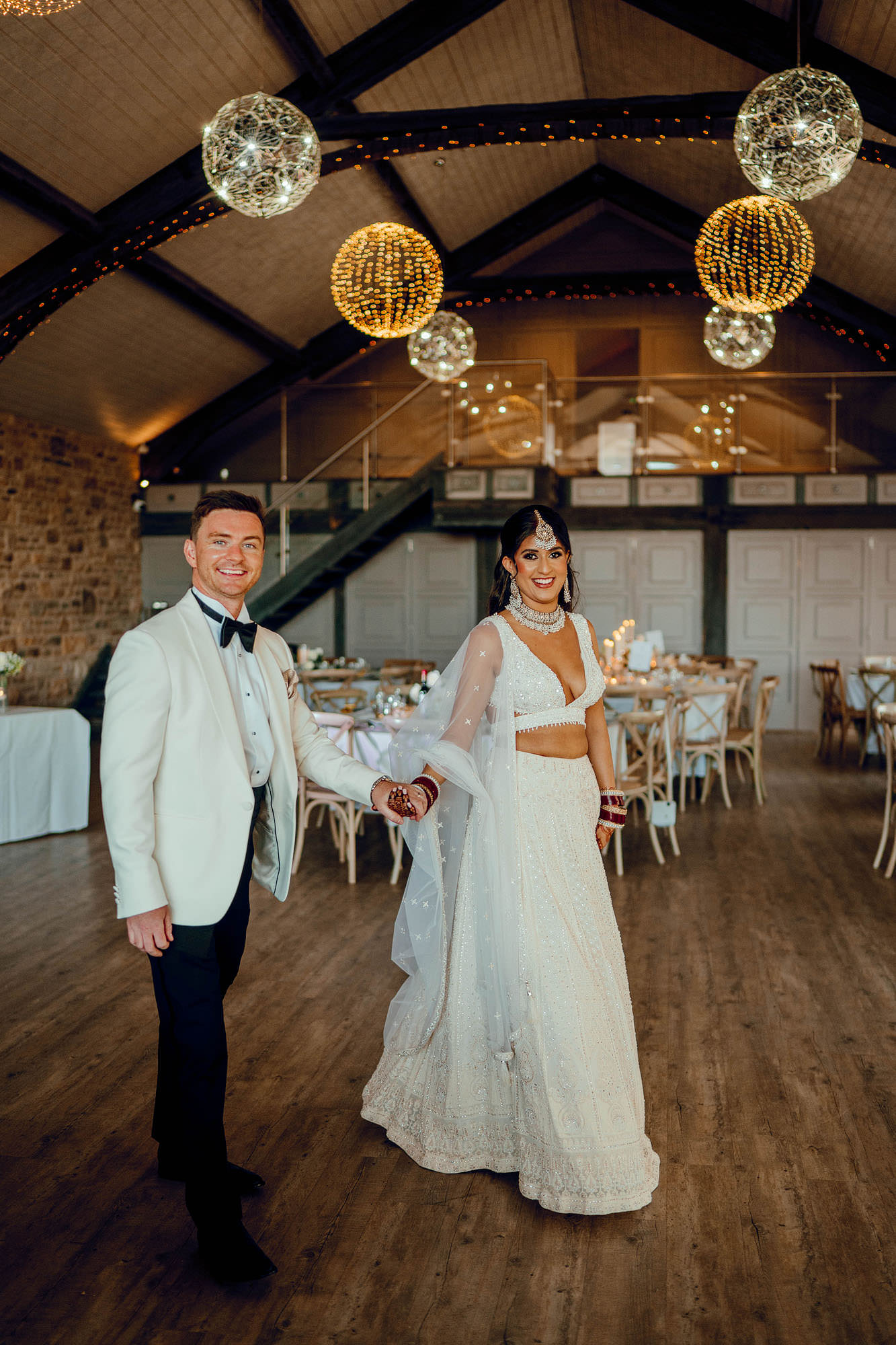 Yorkshire wedding barn desi wedding photography hamish irvine