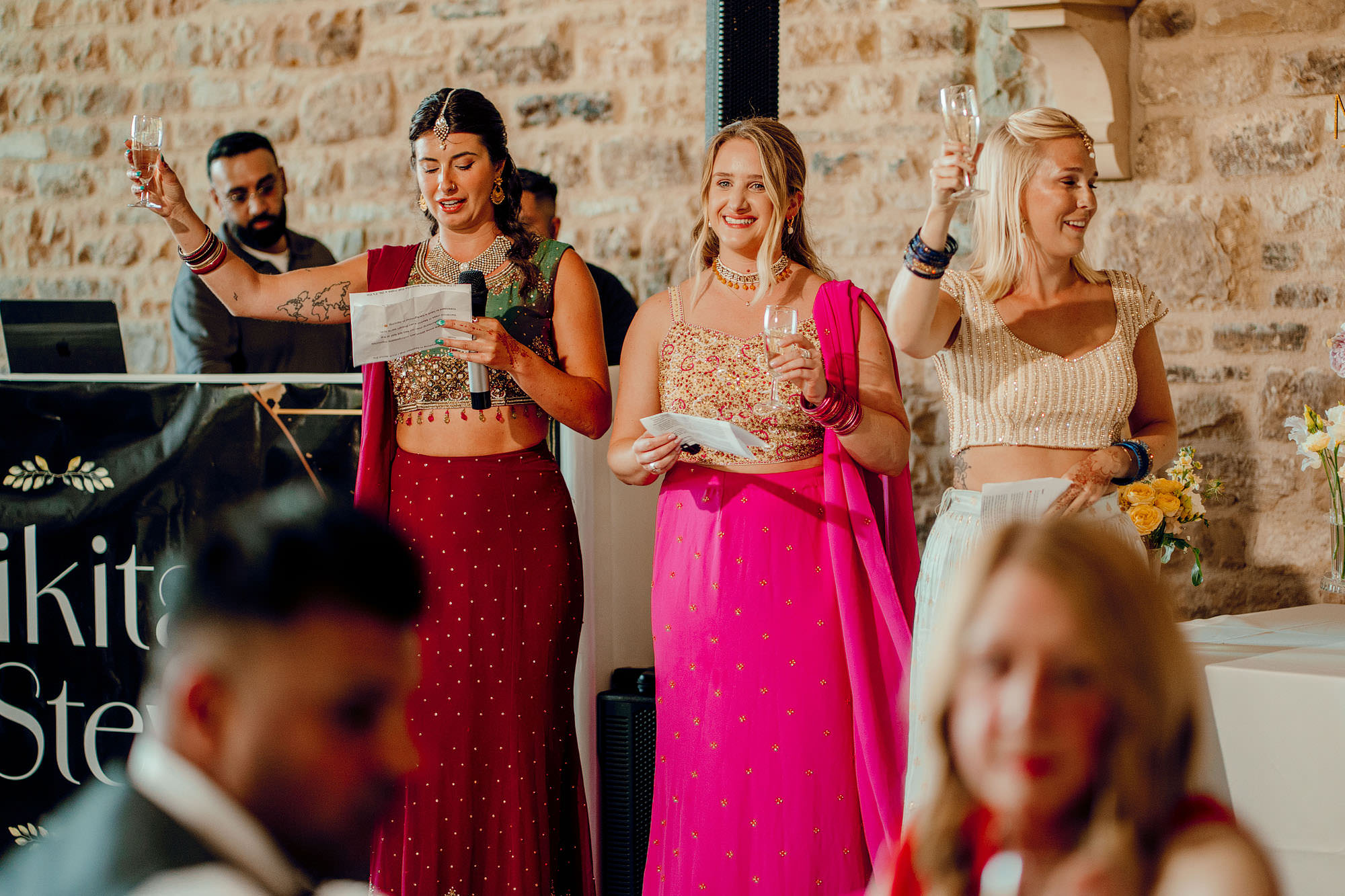 Yorkshire wedding barn desi wedding photography hamish irvine