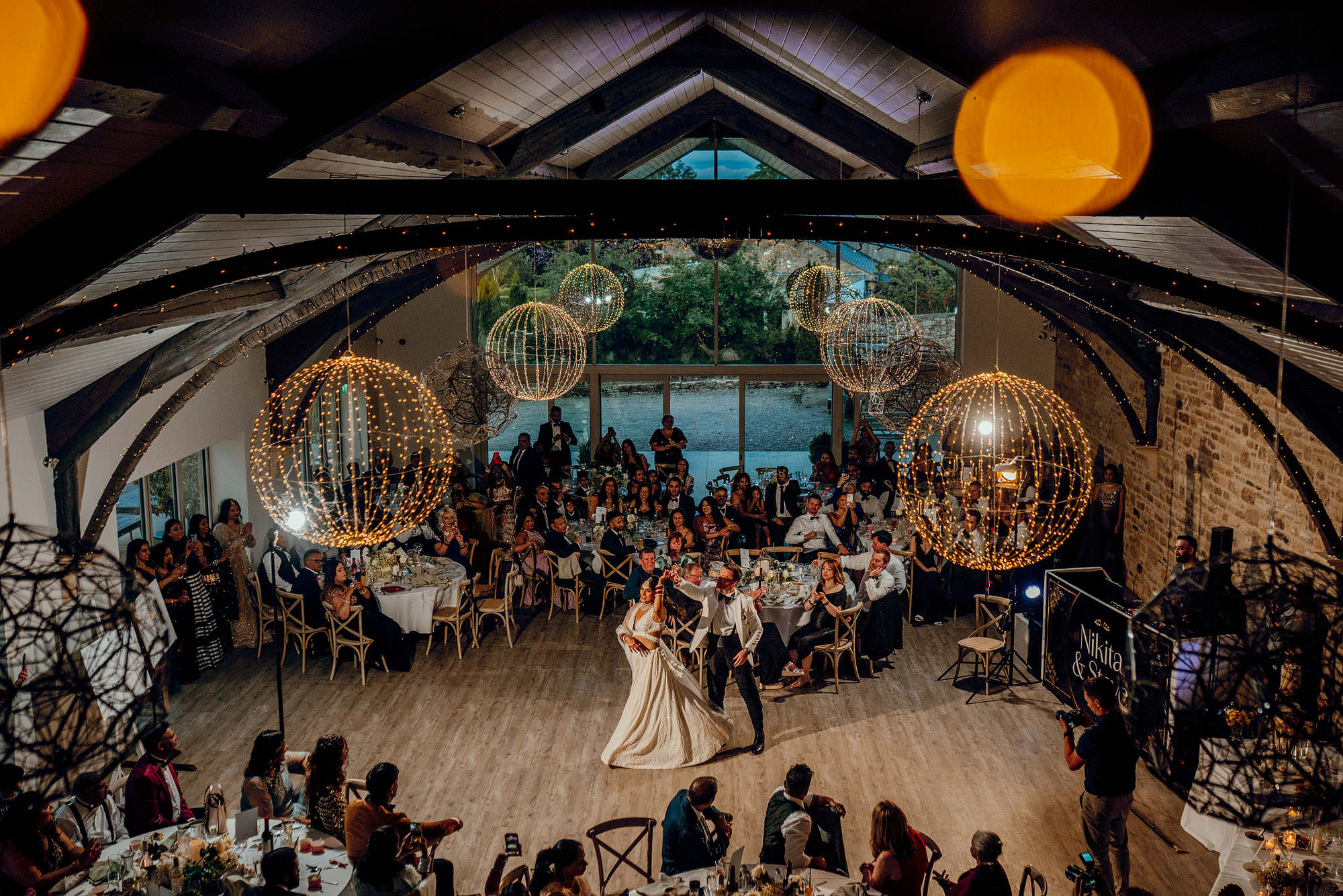 Yorkshire wedding barn desi wedding photography hamish irvine