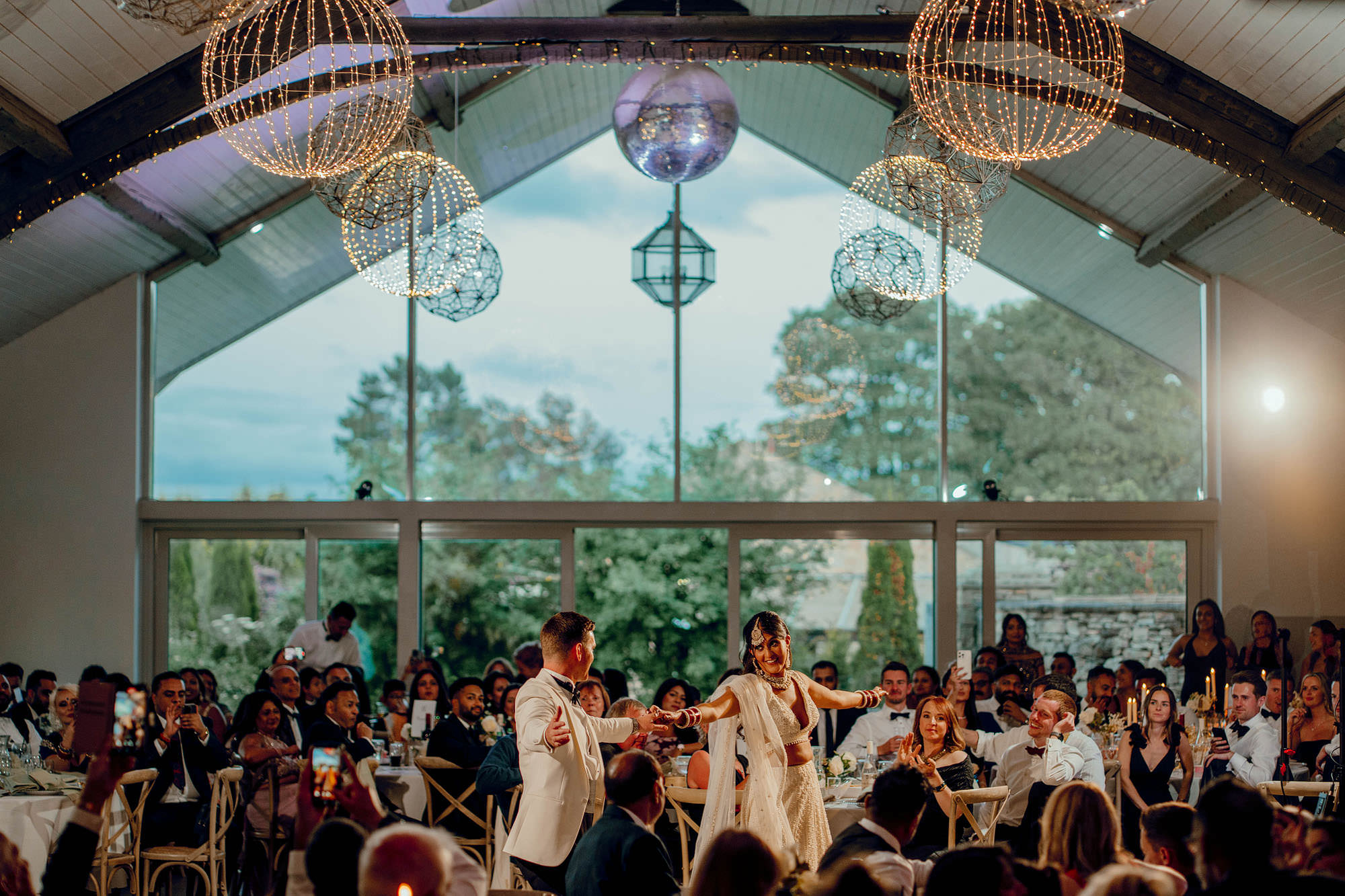 Yorkshire wedding barn desi wedding photography hamish irvine