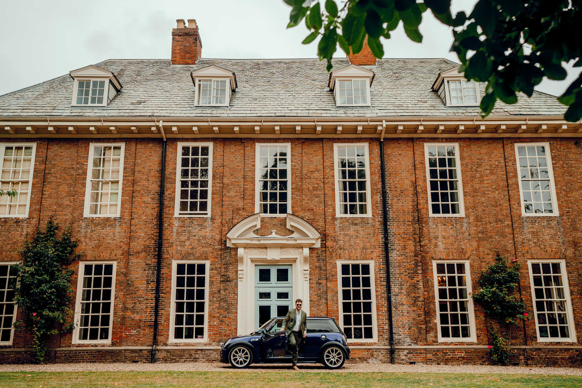Camblesforth Hall colourful wedding photography 