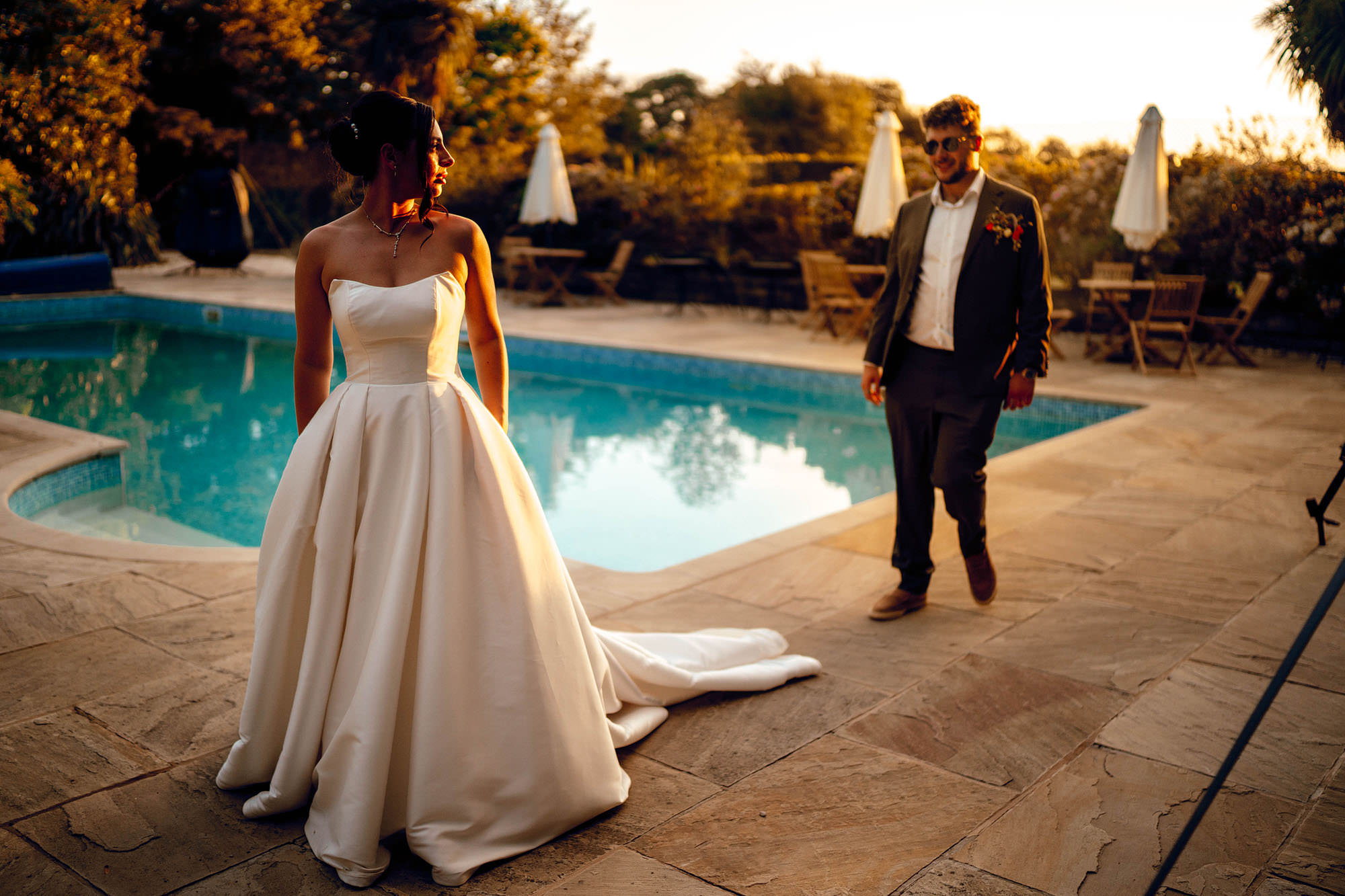 Camblesforth Hall colourful wedding photography 