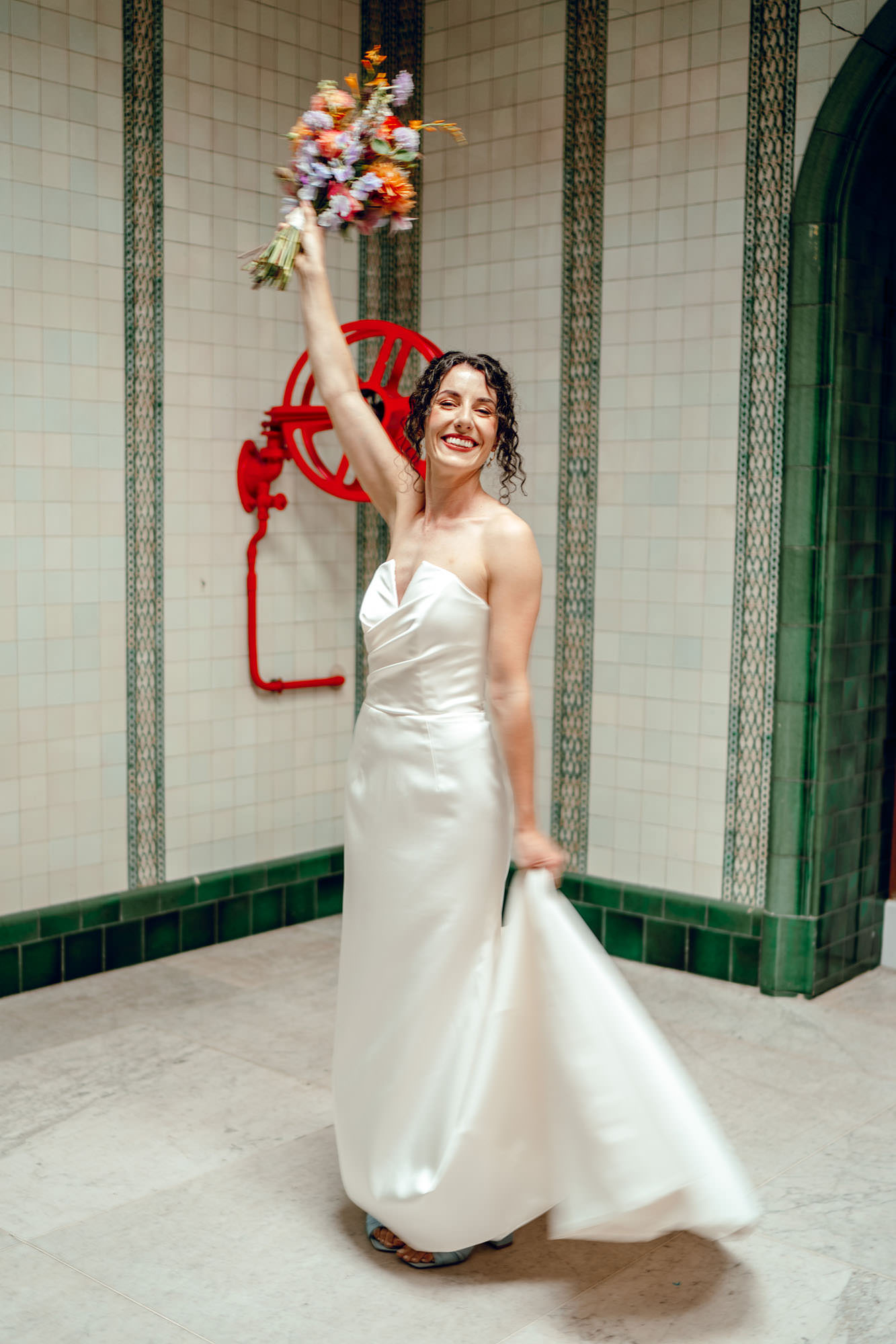 Manchester colourful wedding photography 