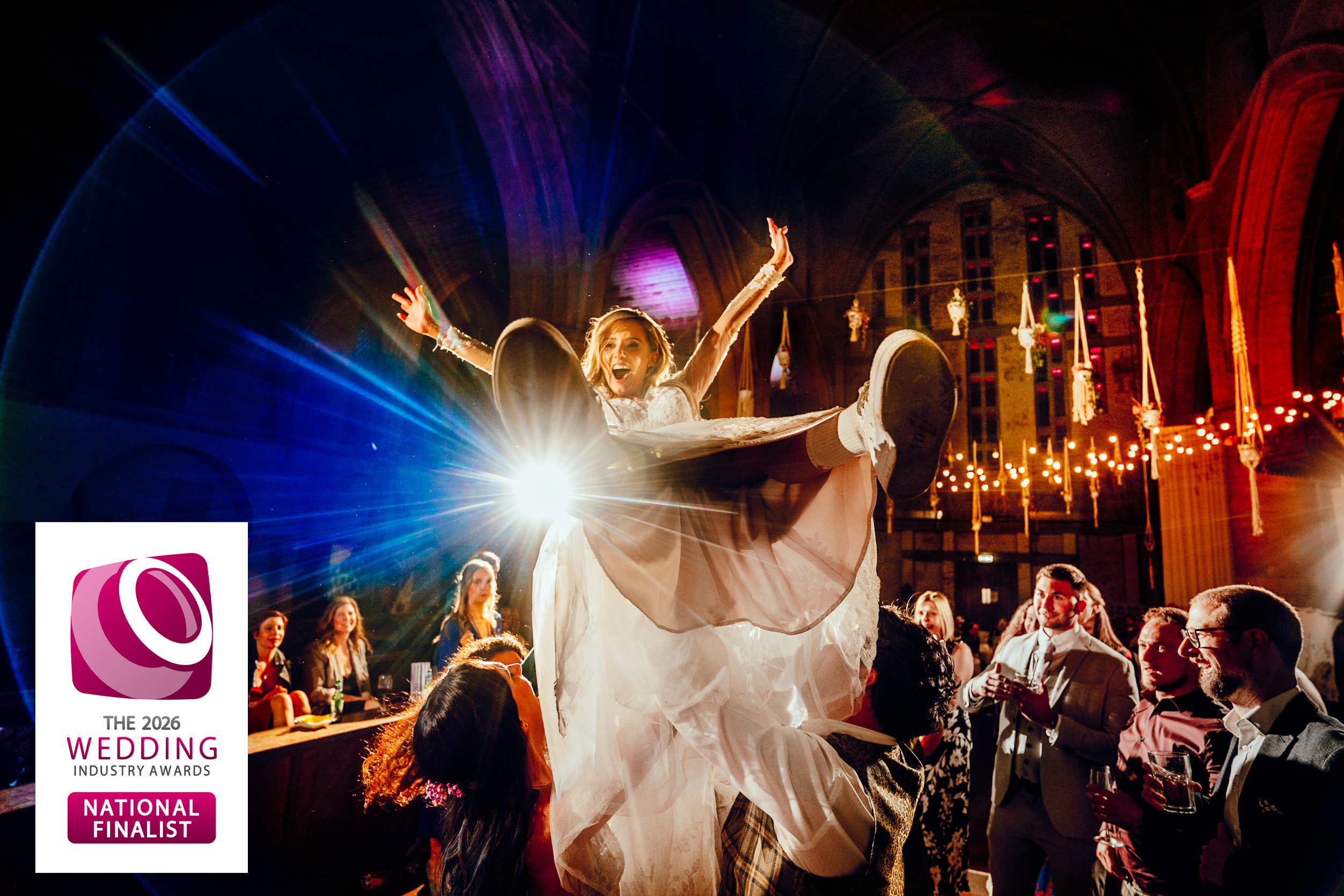 The wedding industry awards 2026 hamish irvine best wedding photographer Yorkshire North East 