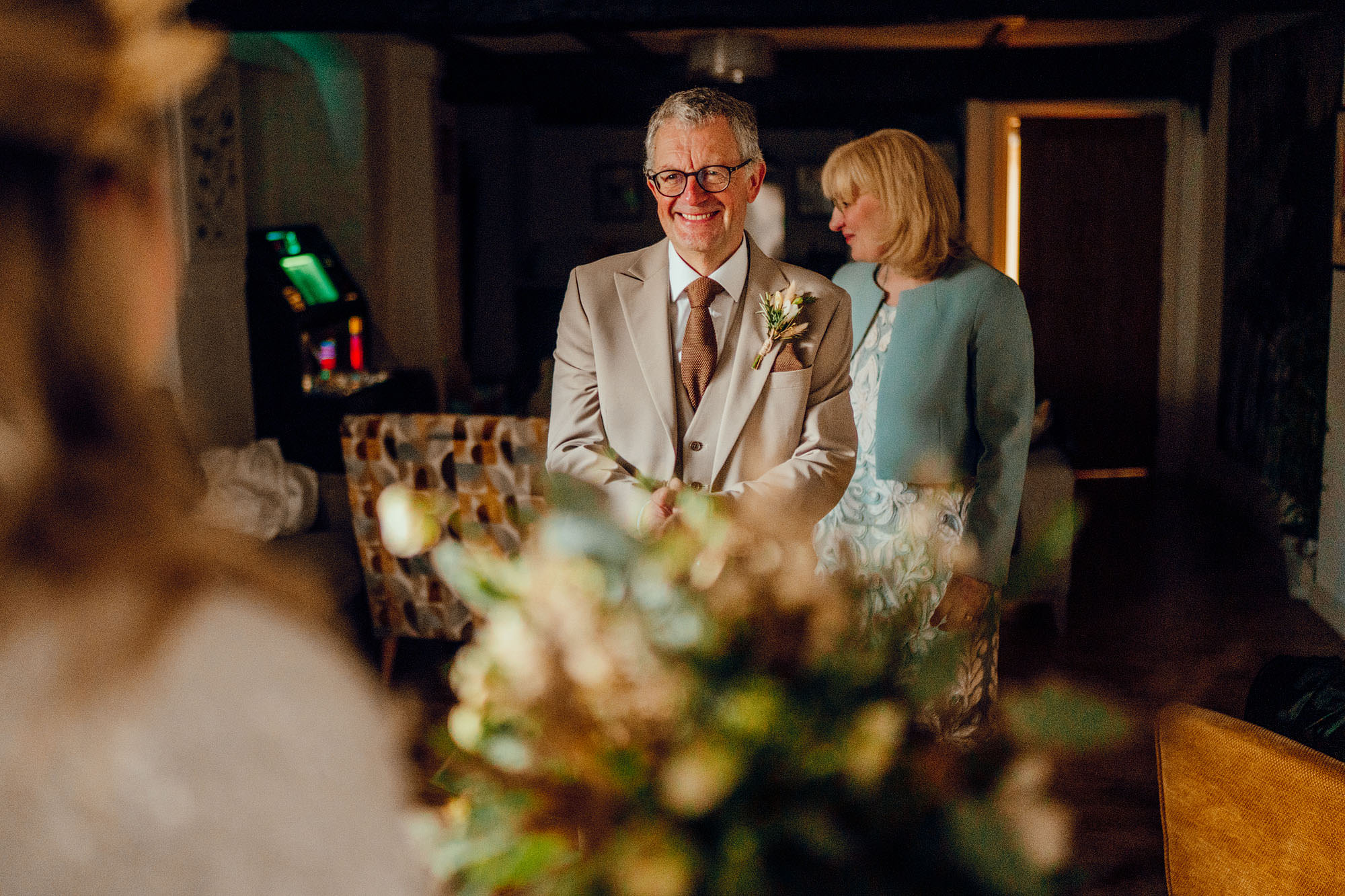 Colourful Yorkshire Wedding Photographer Hamish Irvine Photographing at Elsworth at the Mill
