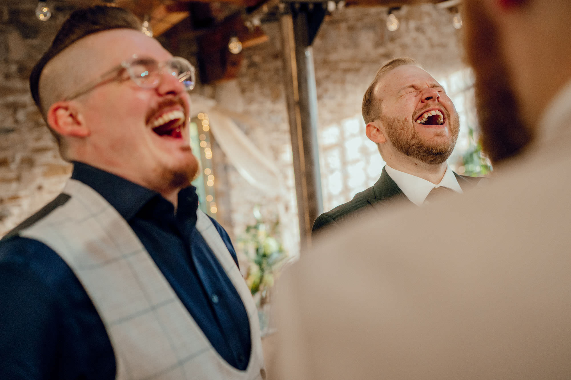 Colourful Yorkshire Wedding Photographer Hamish Irvine Photographing at Elsworth at the Mill