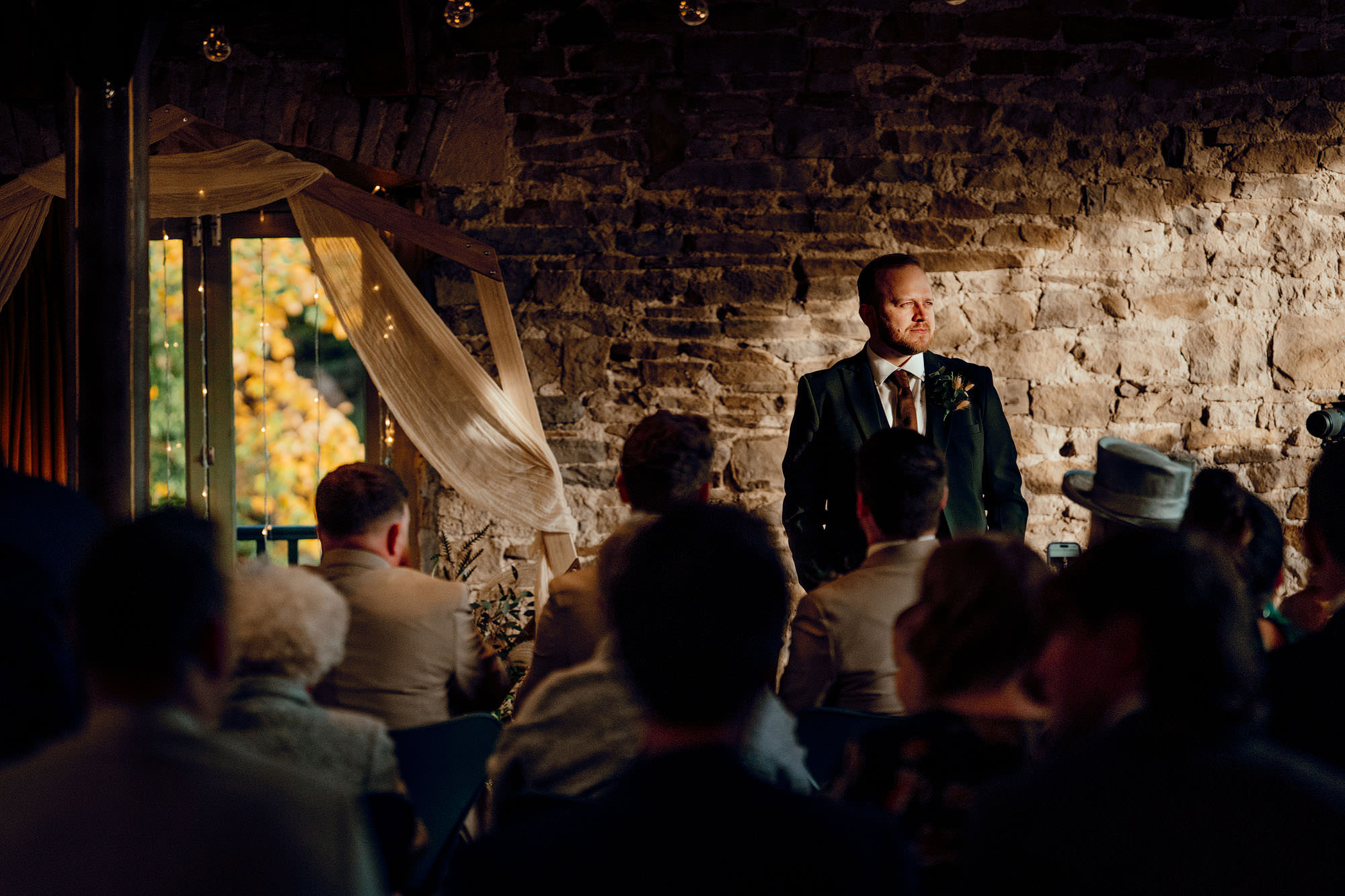 Colourful Yorkshire Wedding Photographer Hamish Irvine Photographing at Elsworth at the Mill