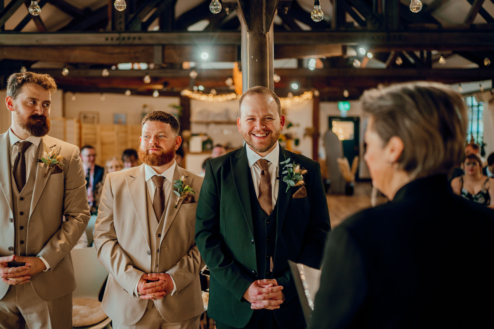 Colourful Yorkshire Wedding Photographer Hamish Irvine Photographing at Elsworth at the Mill