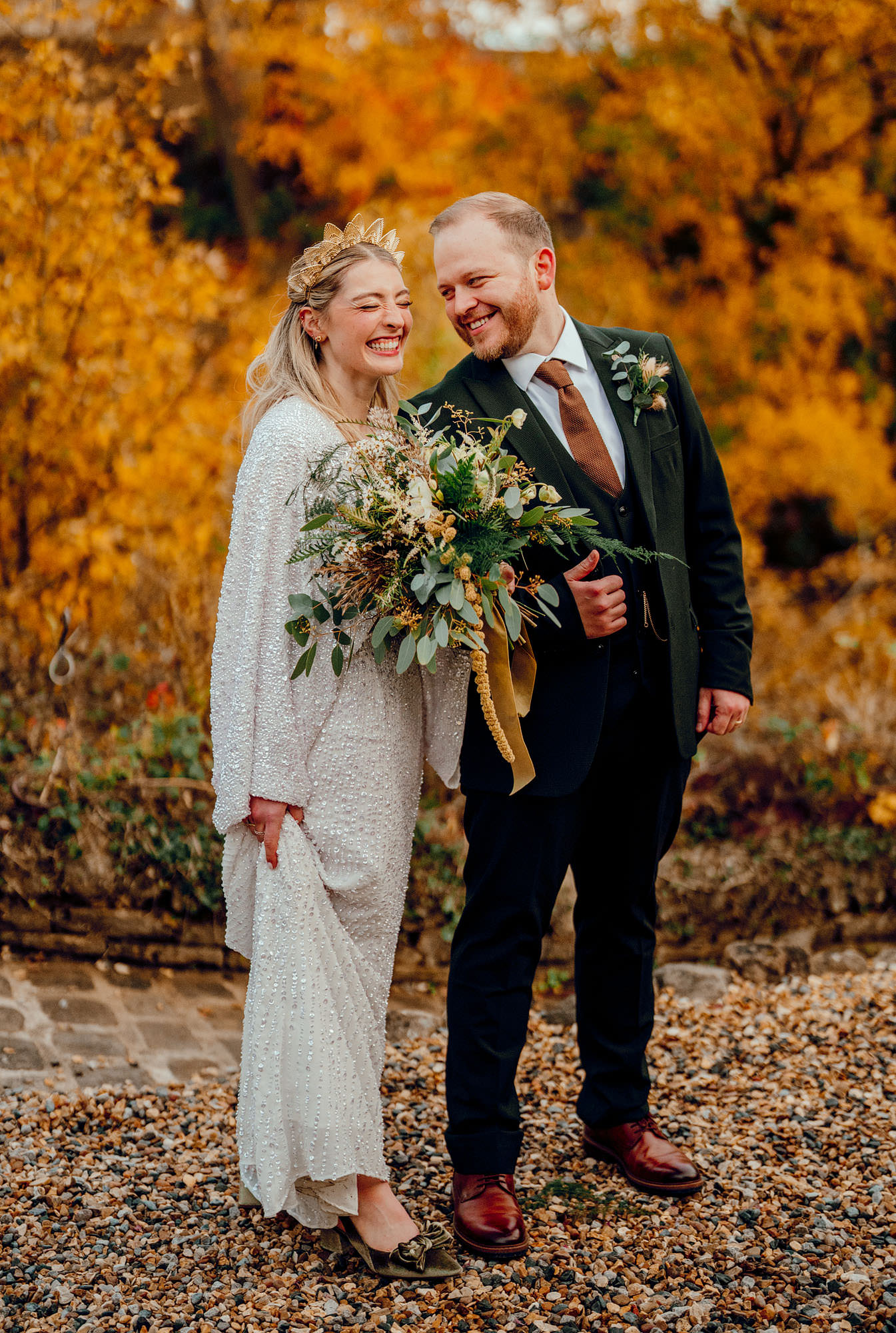 Colourful Yorkshire Wedding Photographer Hamish Irvine Photographing at Elsworth at the Mill
