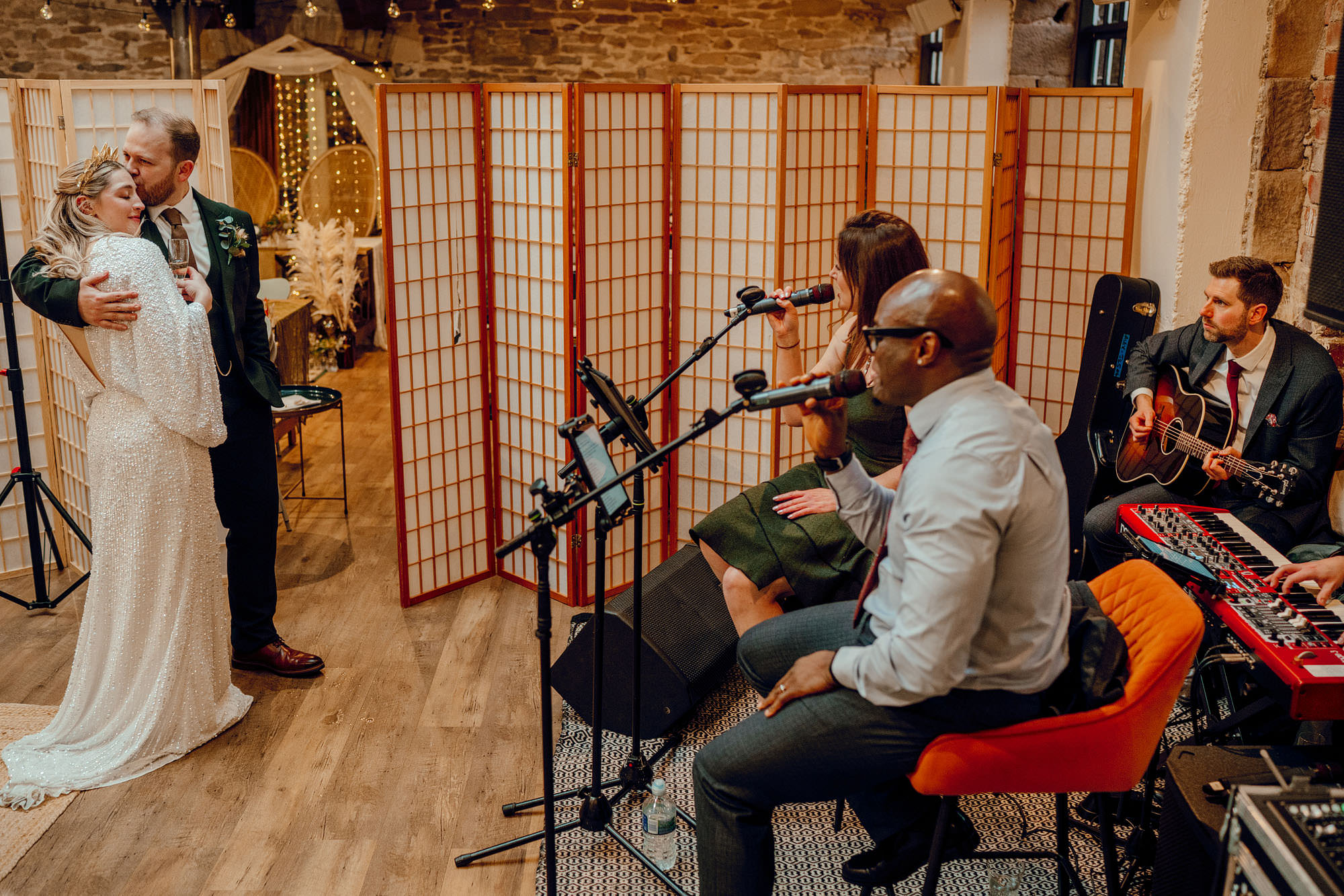 Colourful Yorkshire Wedding Photographer Hamish Irvine Photographing at Elsworth at the Mill