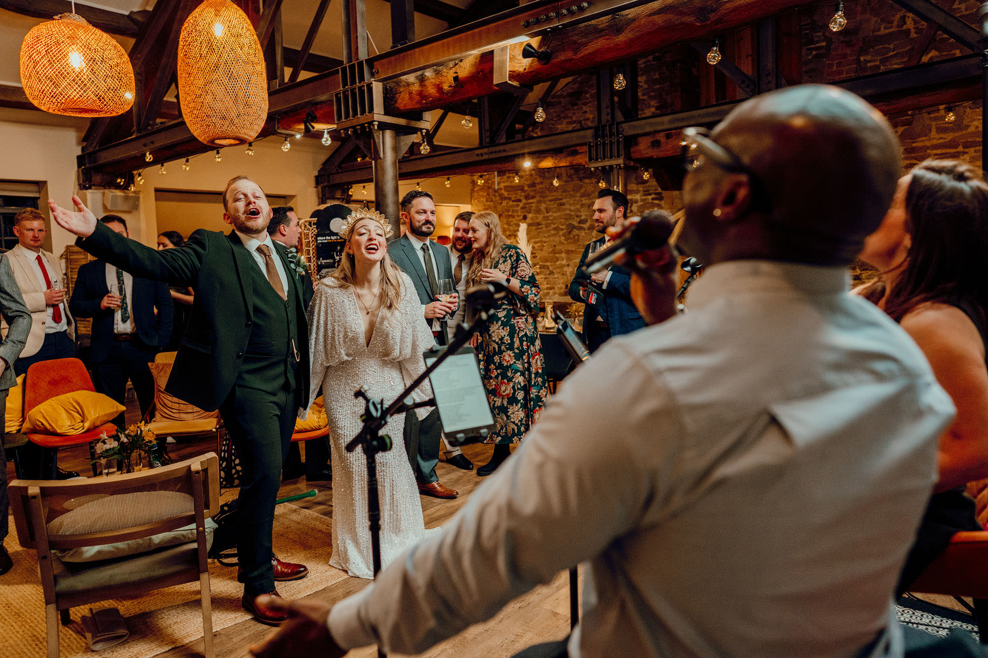 Colourful Yorkshire Wedding Photographer Hamish Irvine Photographing at Elsworth at the Mill