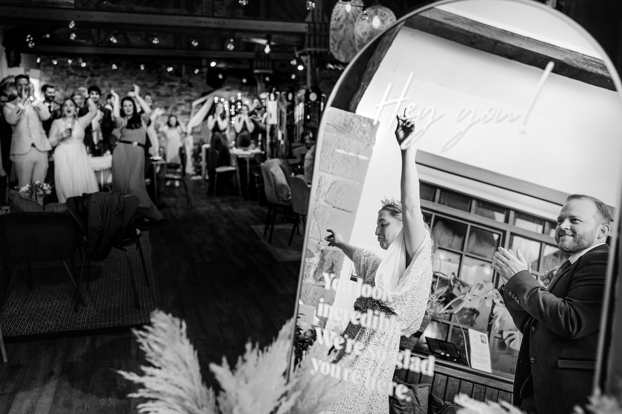 Elsworth at the Mill colourful wedding photography Hamish Irvine 