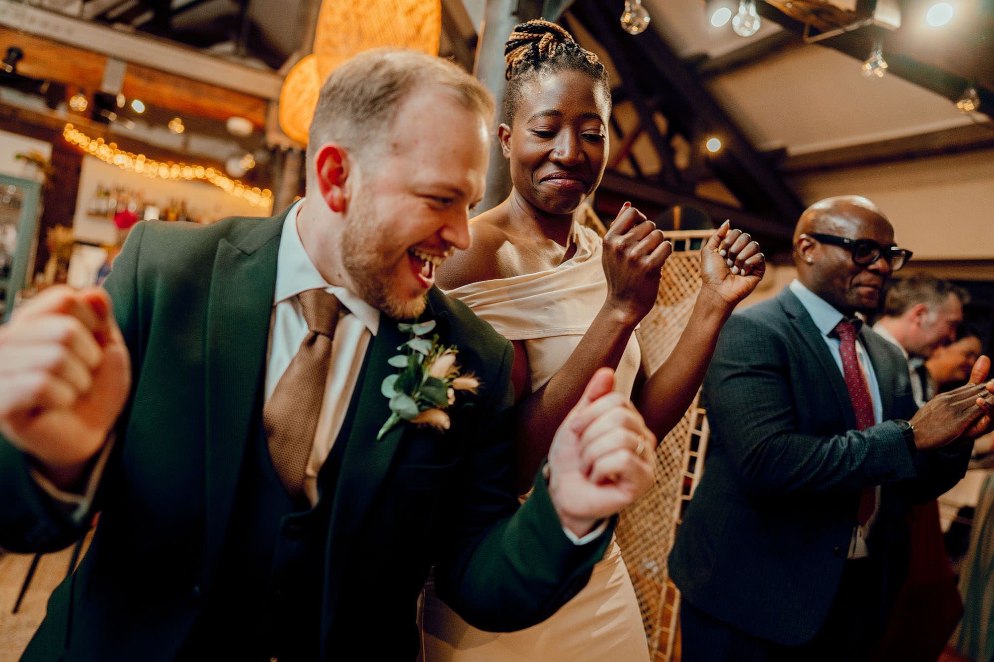 Elsworth at the Mill colourful wedding photography Hamish Irvine 