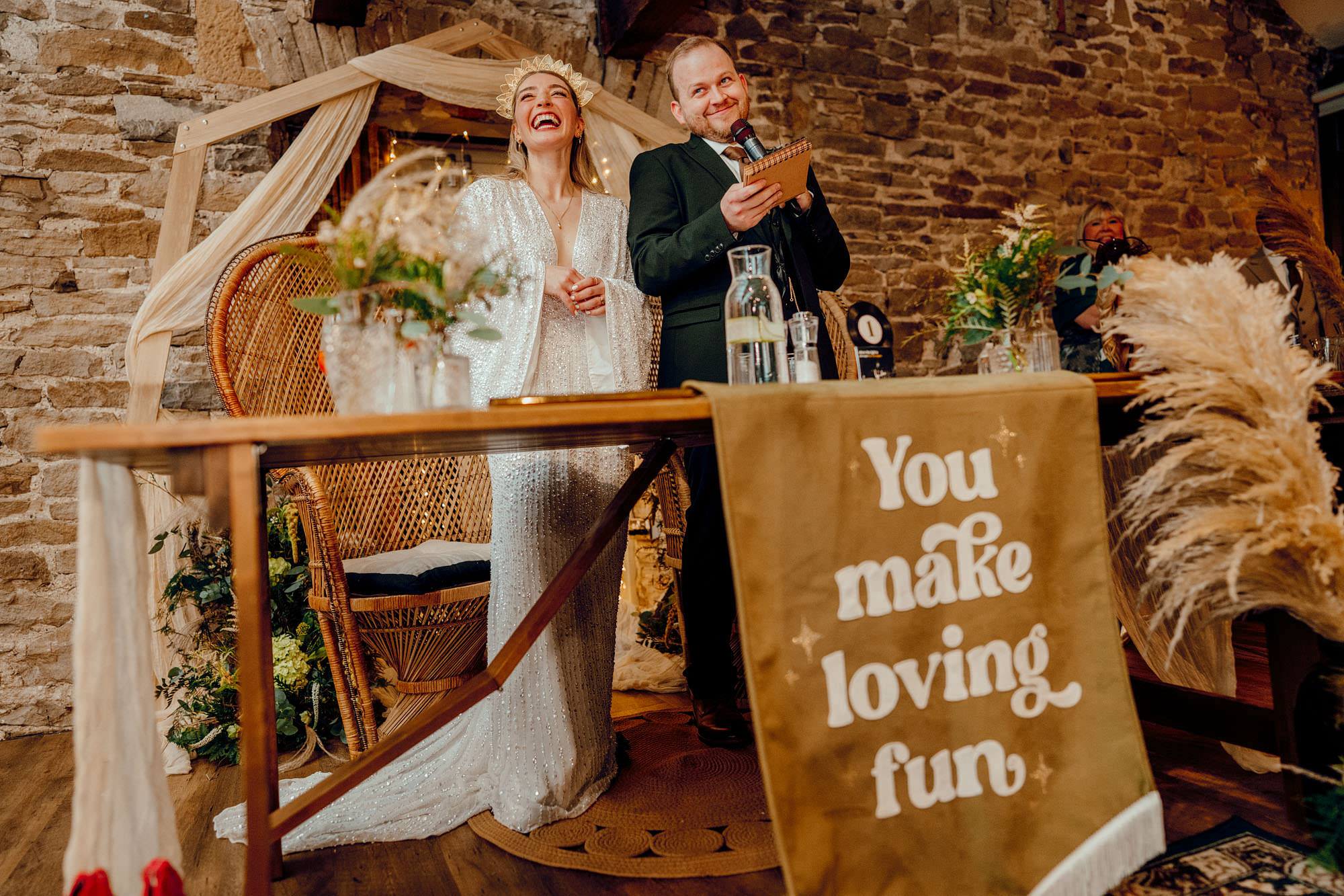 Elsworth at the Mill colourful wedding photography Hamish Irvine 