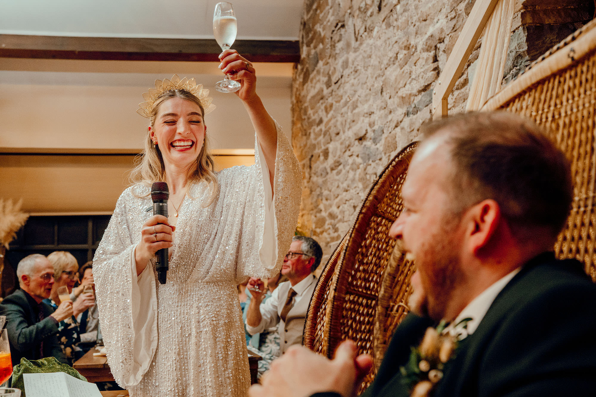 Elsworth at the Mill colourful wedding photography Hamish Irvine 