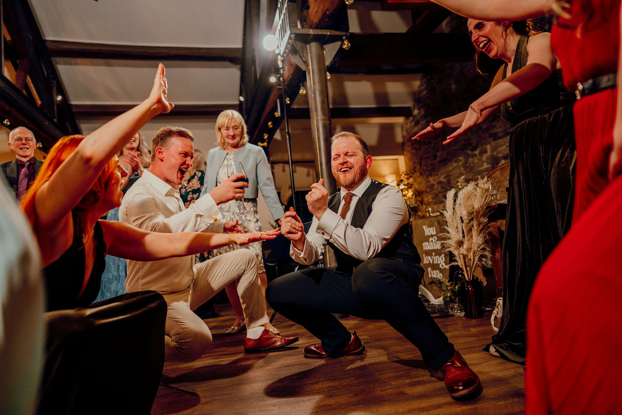 Hamish Irvine Photographer colourful weddings skipton elsworth at the mill Laura & Danny