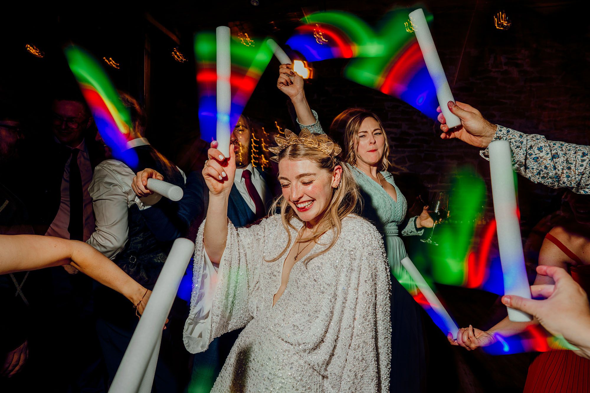 Hamish Irvine Photographer colourful weddings skipton elsworth at the mill Laura & Danny