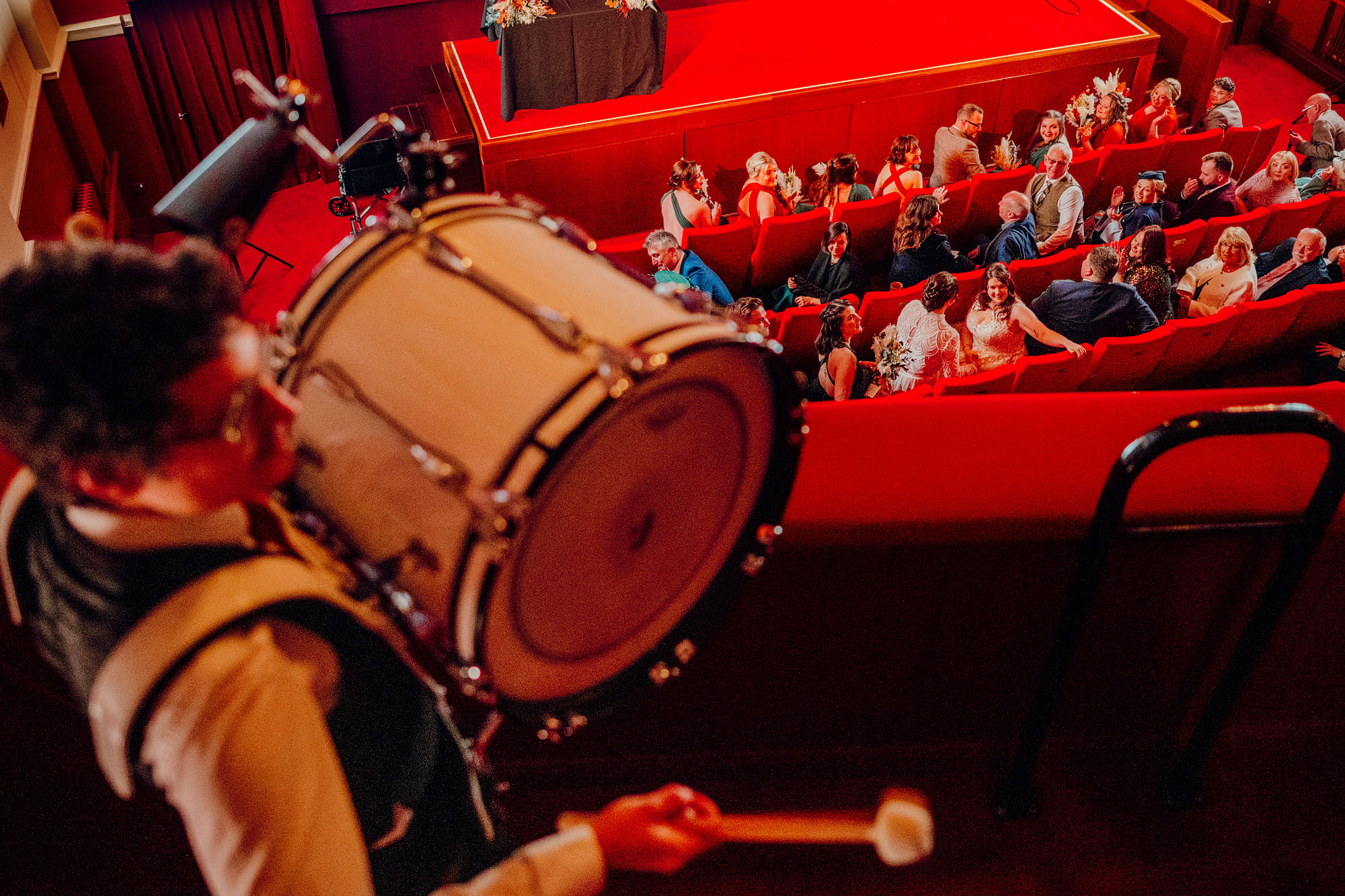 Back Chat Brass Hyde Park Picture House Wedding Photography Hamish Irvine 