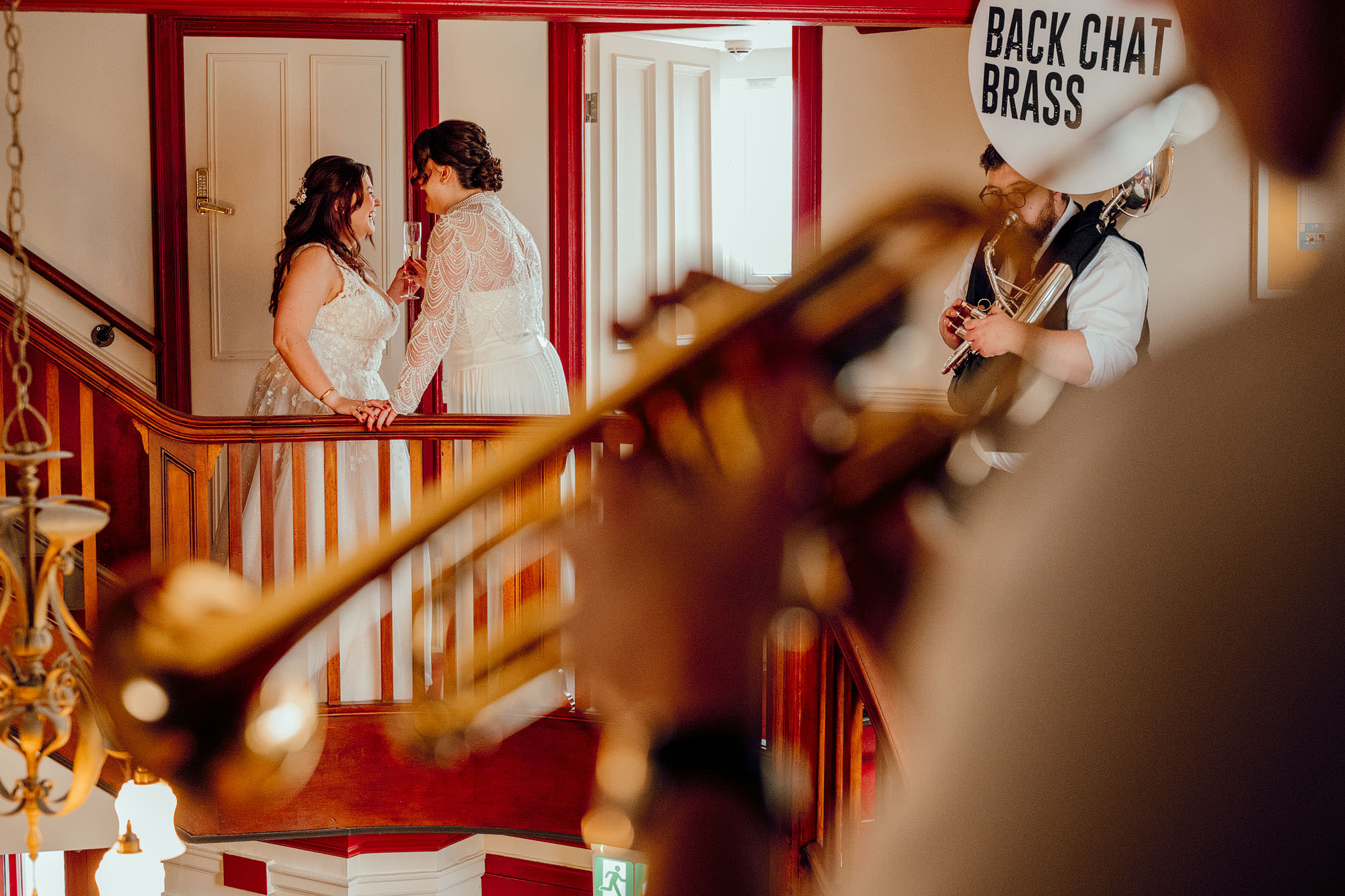 Back Chat Brass Hyde Park Picture House Wedding Photography Hamish Irvine 