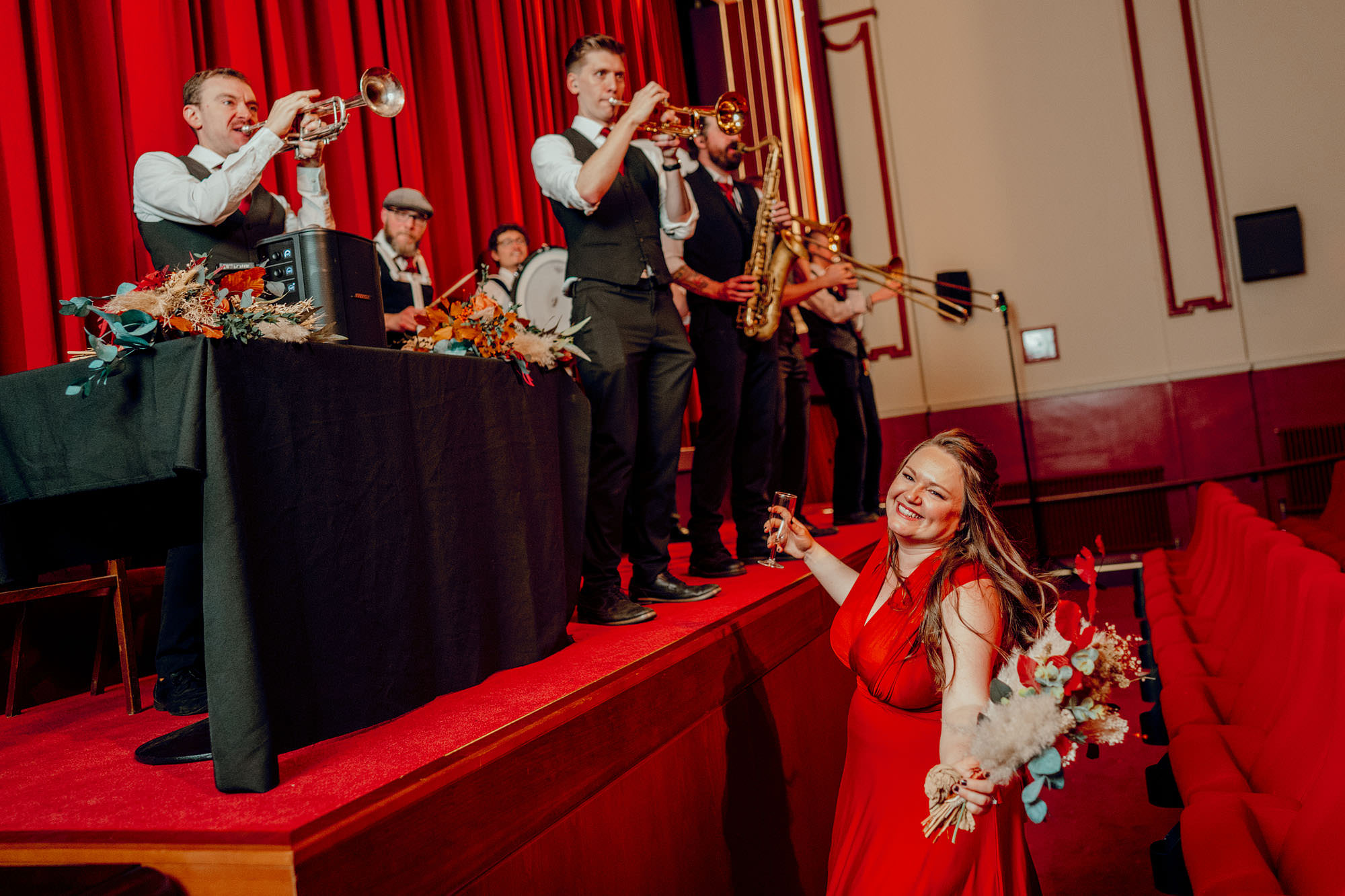 Same sex wedding at Hyde Park Picture House Wedding Photography Hamish Irvine 