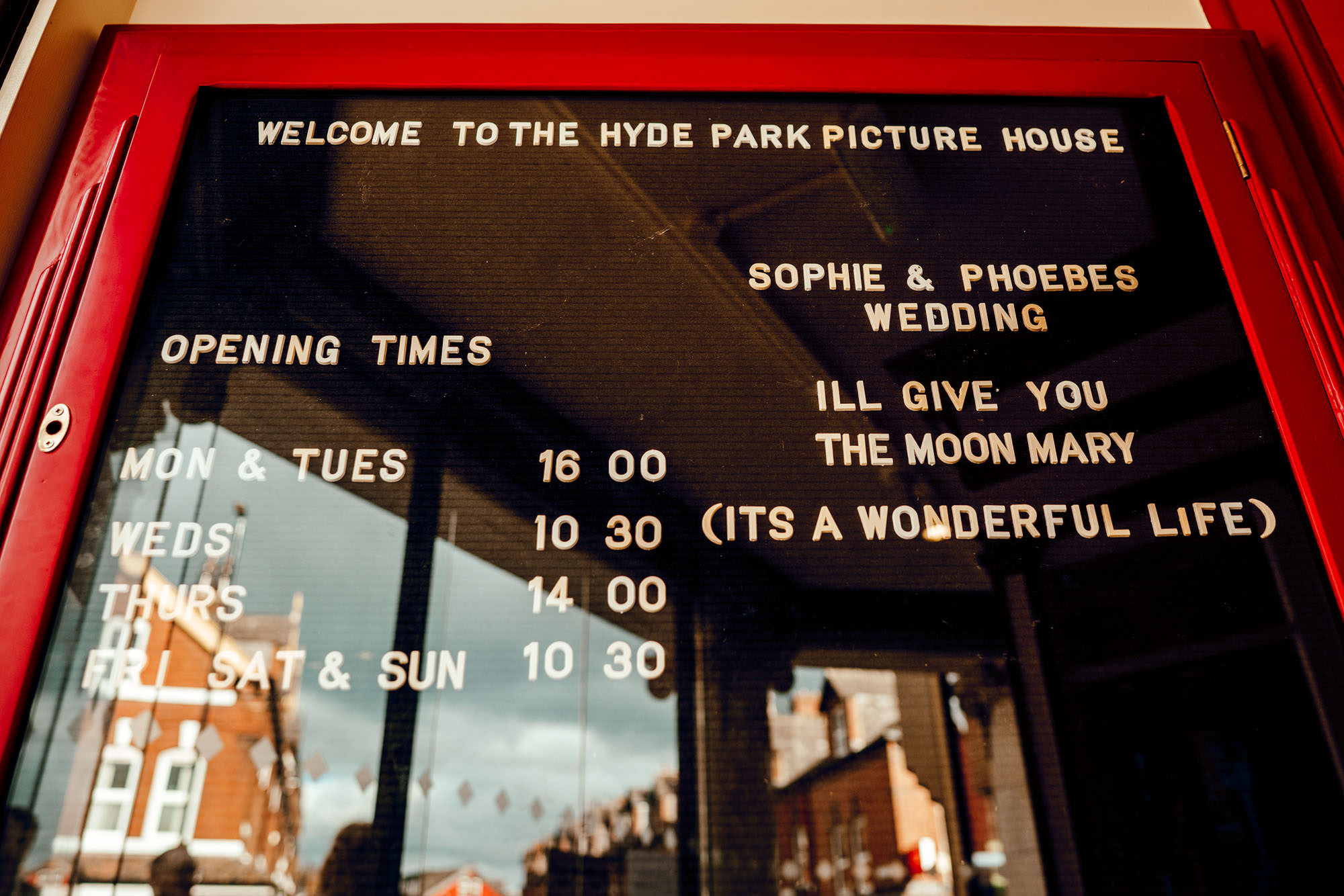 Same sex wedding at Hyde Park Picture House Wedding Photography Hamish Irvine 