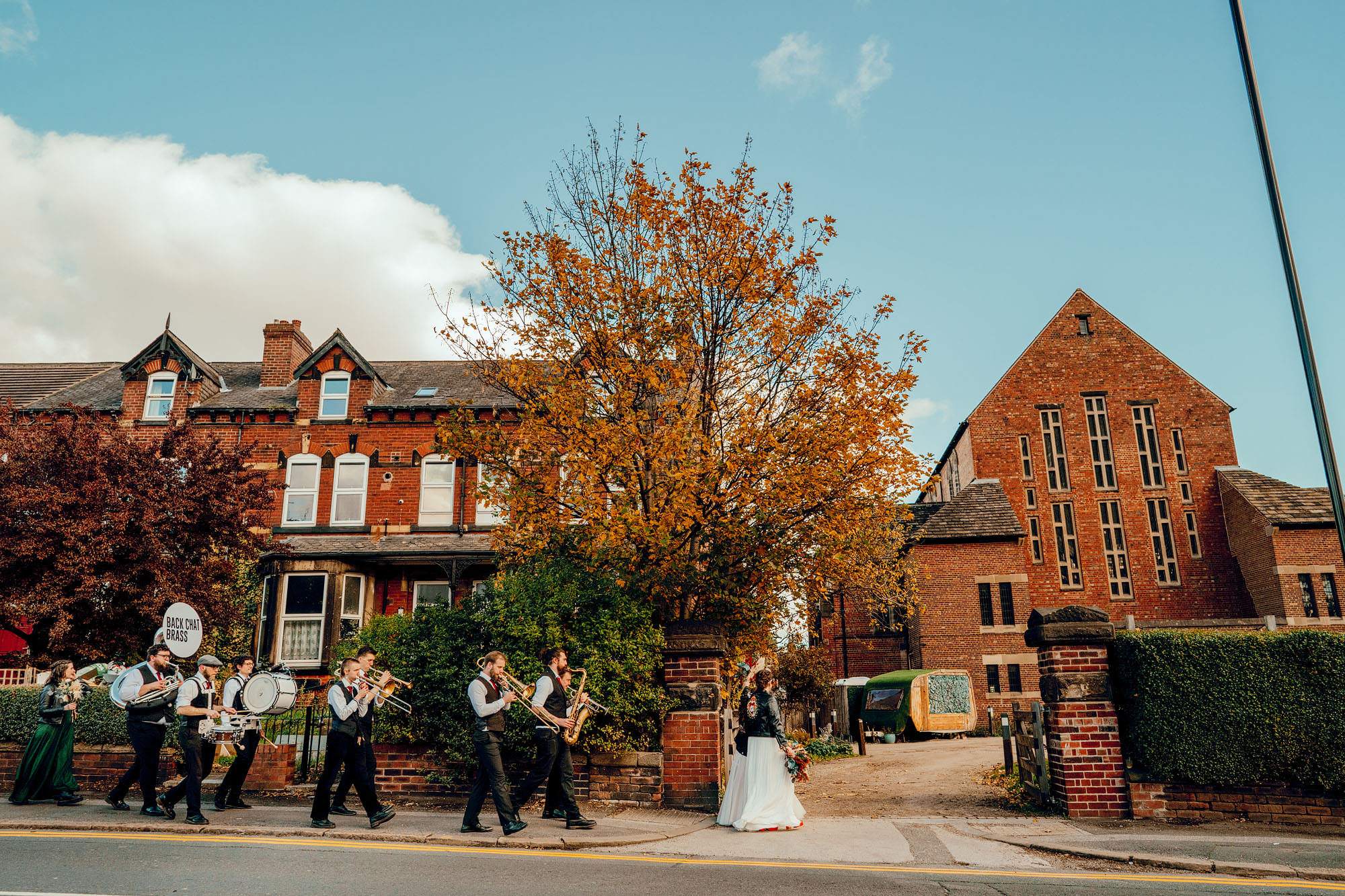 Brudenell Road Wedding picture House Hamish Irvine Hyde Park 