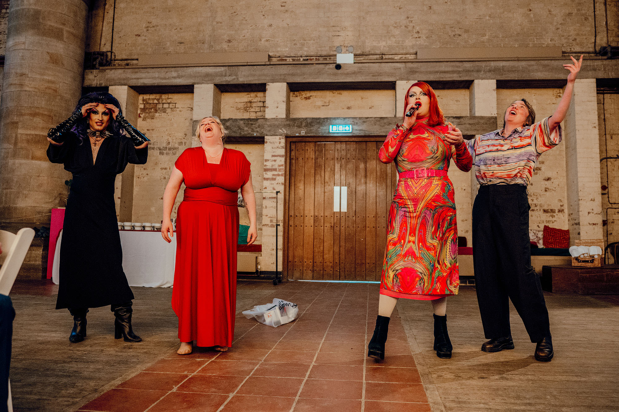 Drag Queen wedding LEft Bank Leeds Hamish Irvine Photographer 