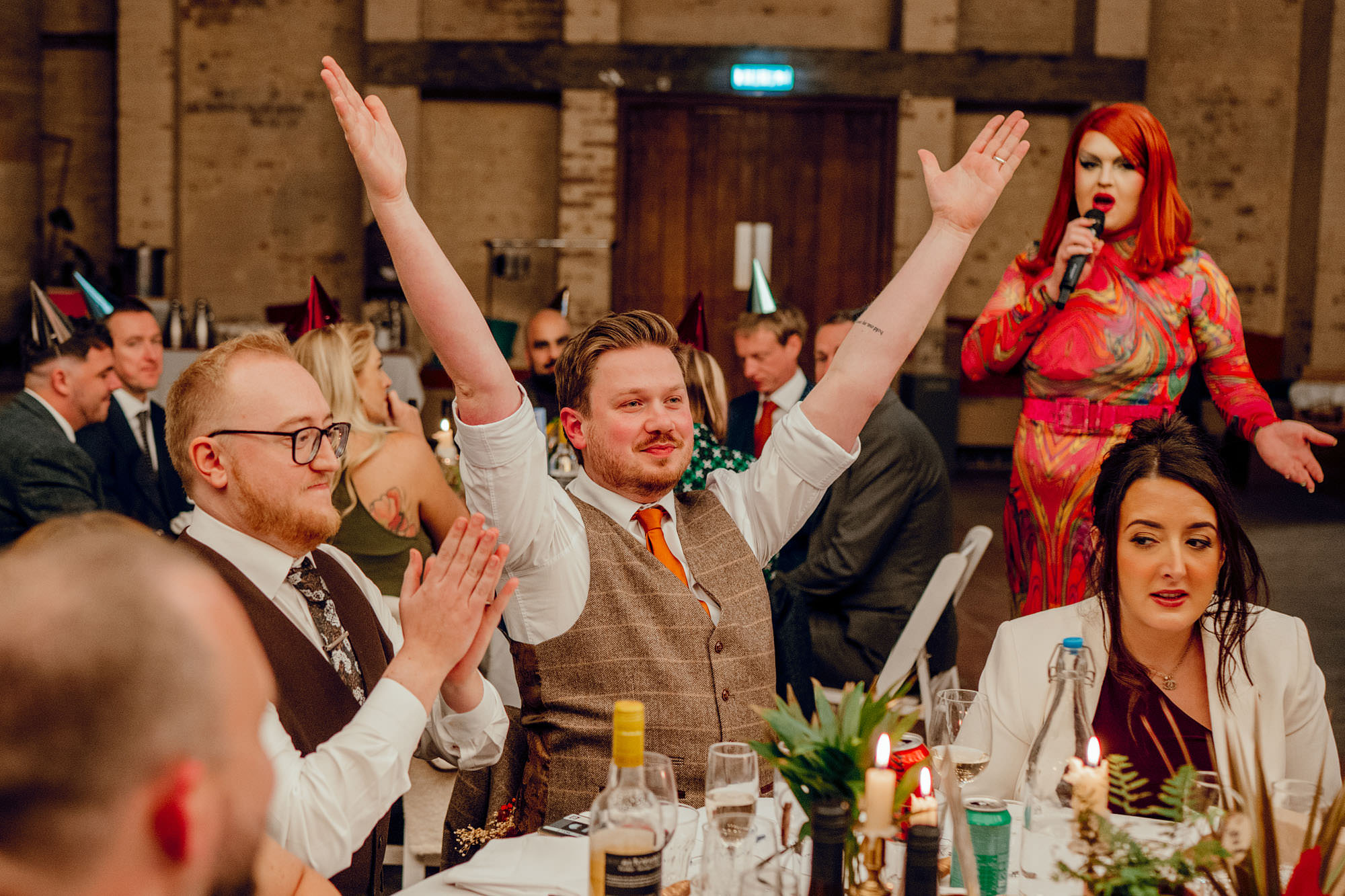 Drag Queen wedding LEft Bank Leeds Hamish Irvine Photographer 