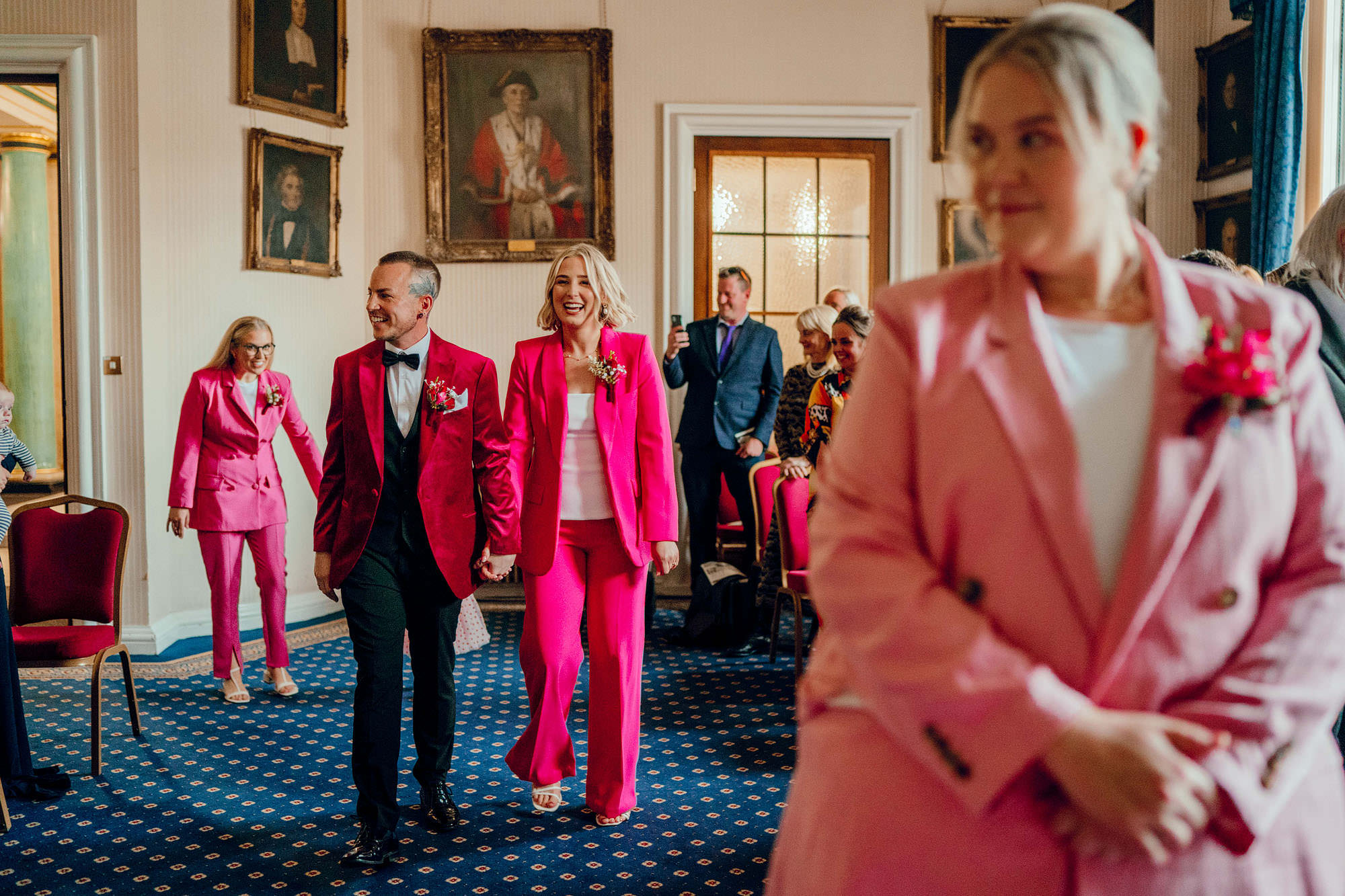 Leeds civic Hall Wedding same sex wedding photography 