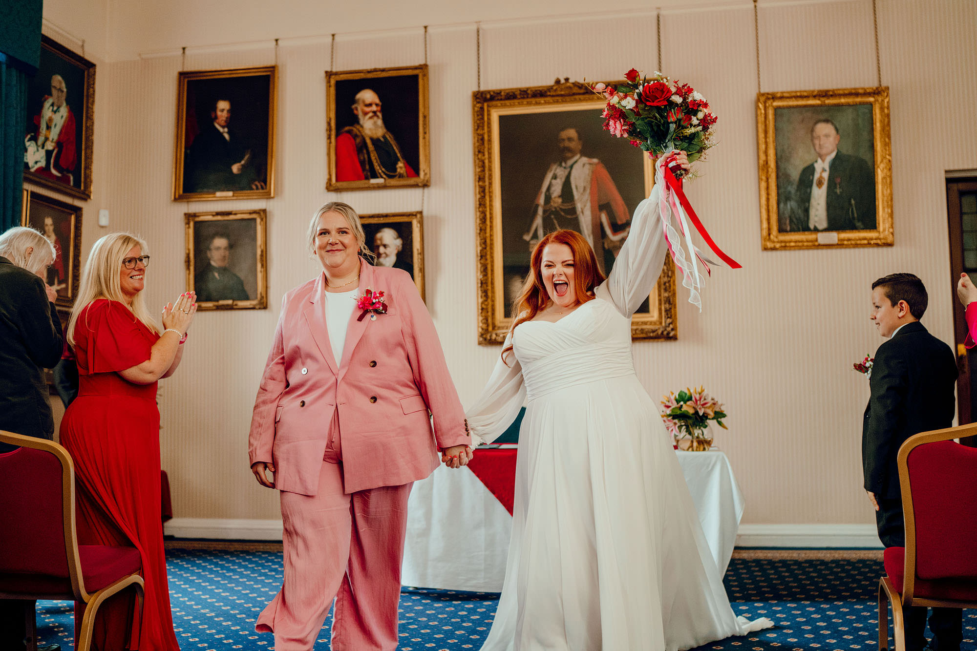 Leeds civic Hall Wedding same sex wedding photography 