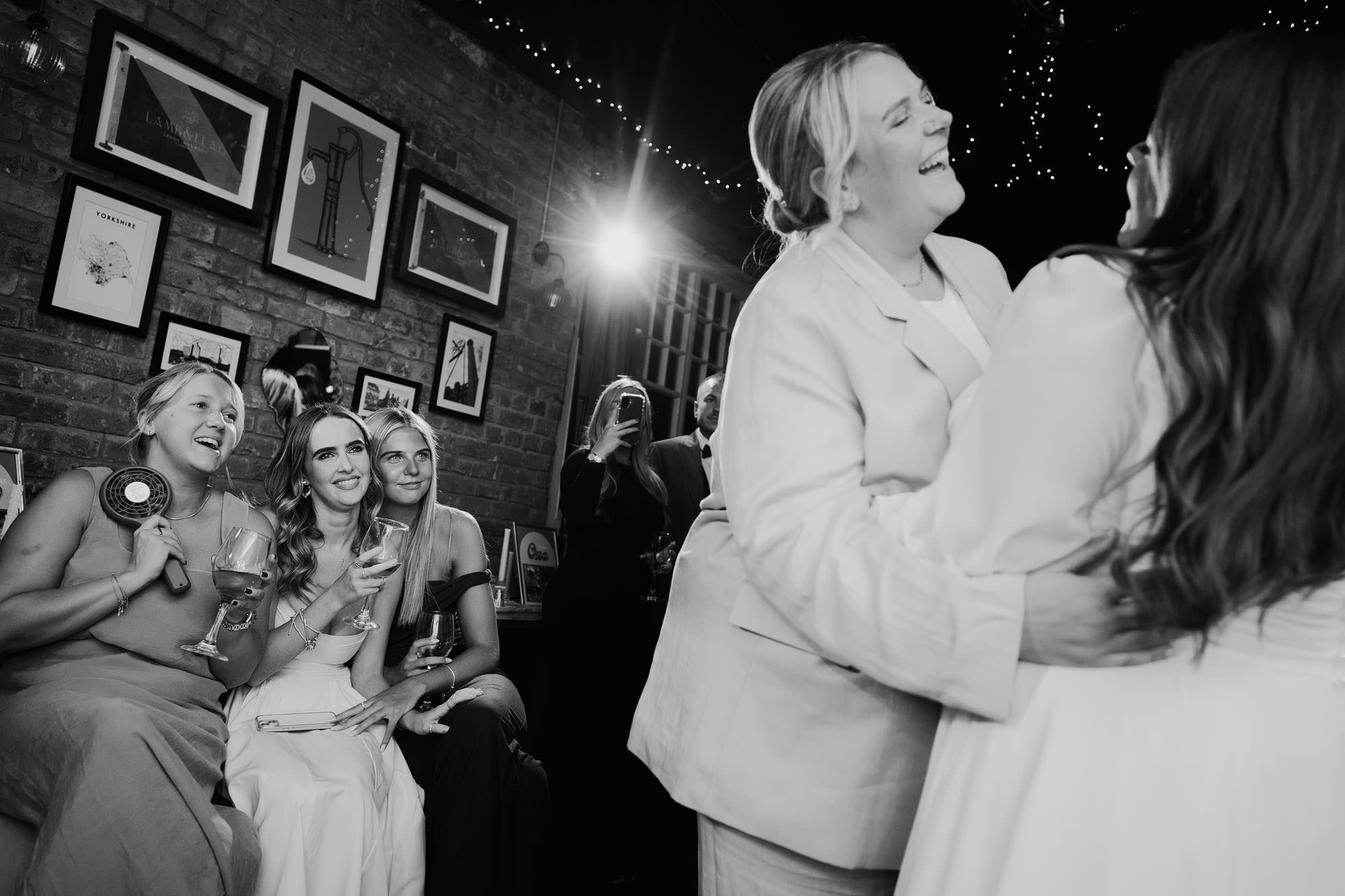 Colourful Leeds city Centre Wedding Photographs Hamish Irvine 
