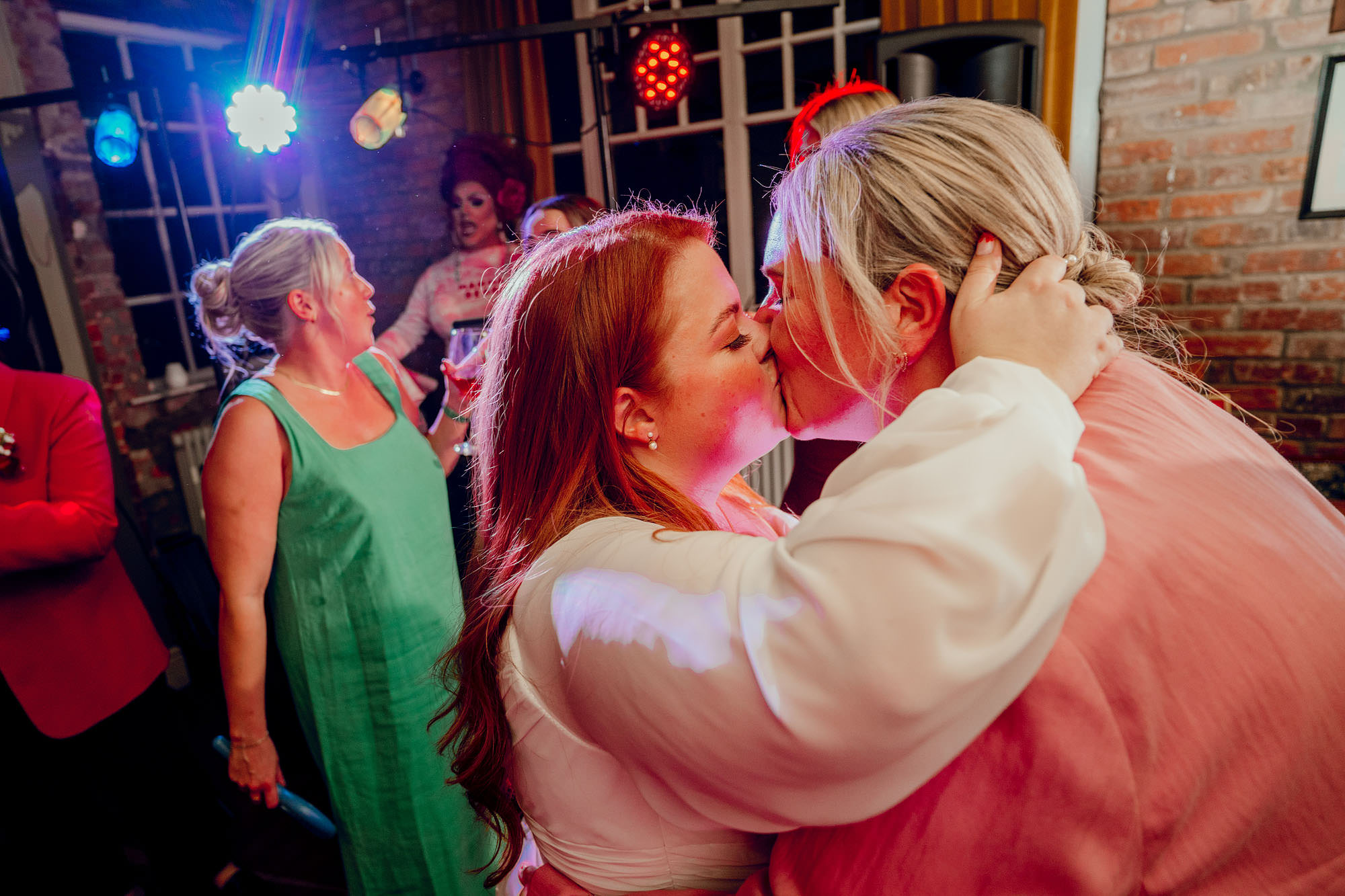 Colourful Leeds city Centre Wedding Photographs Hamish Irvine 
