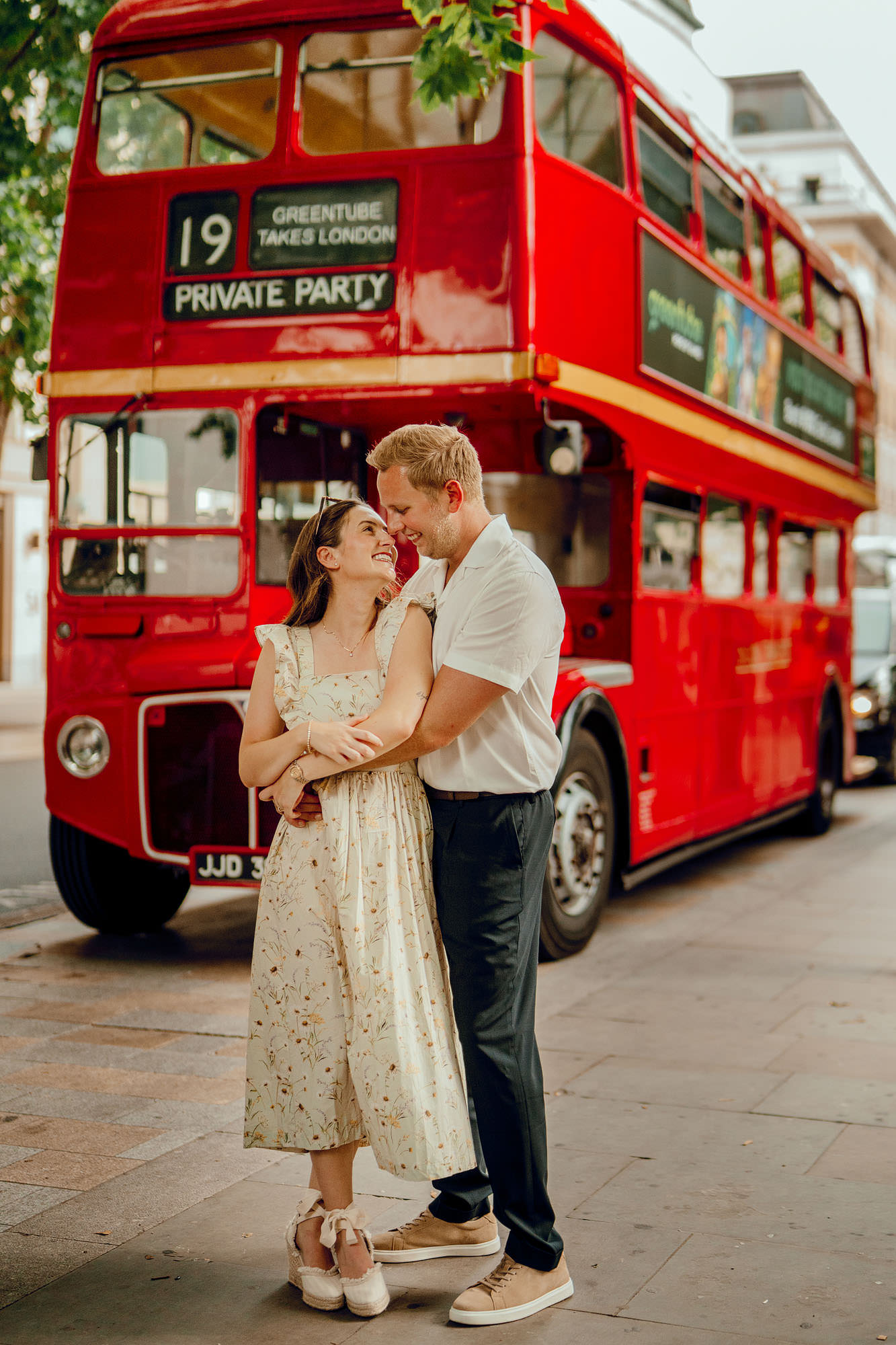 Colourful London engagement photography Hamish Irvine 