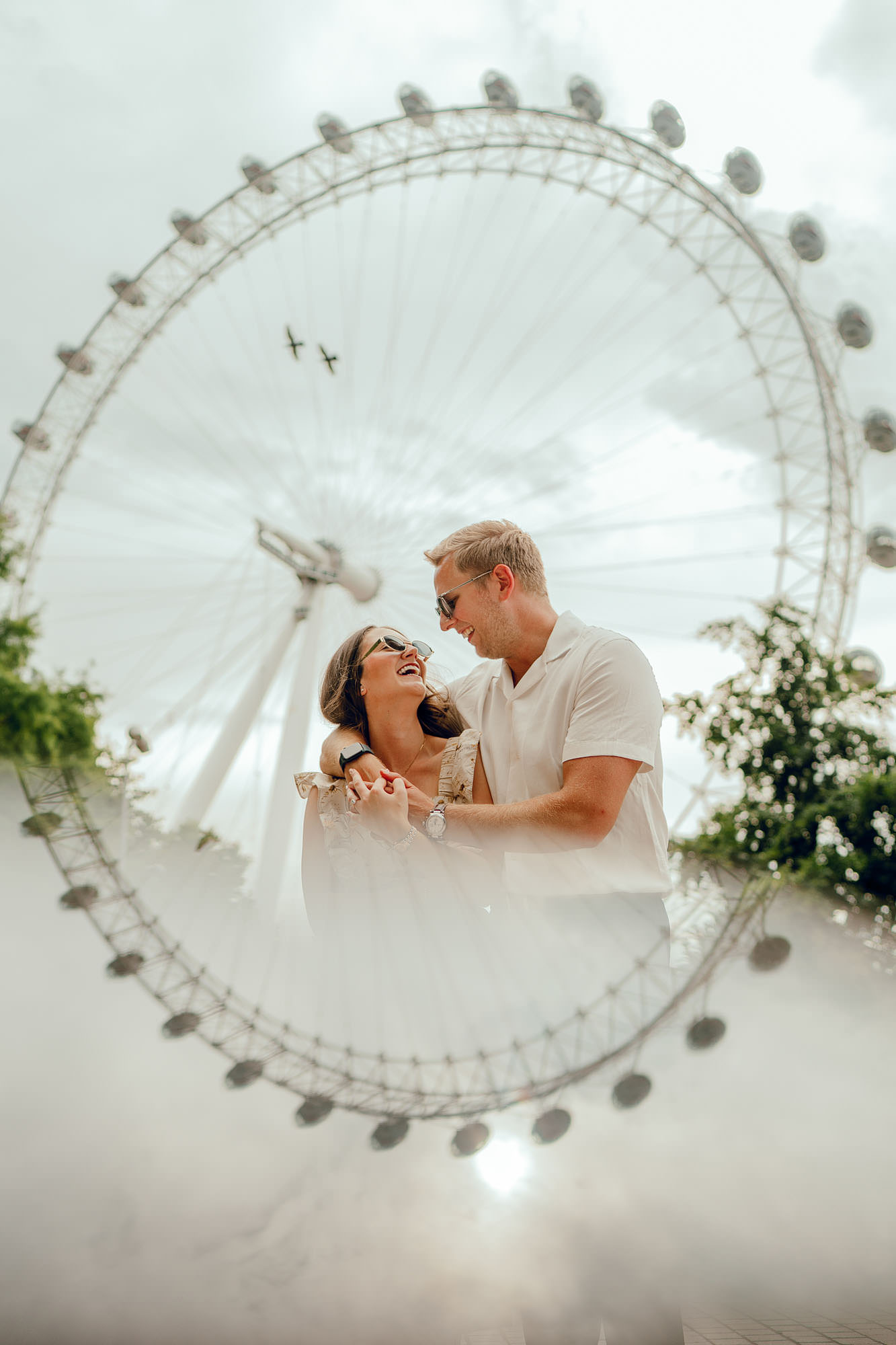 Colourful London engagement photography Hamish Irvine 