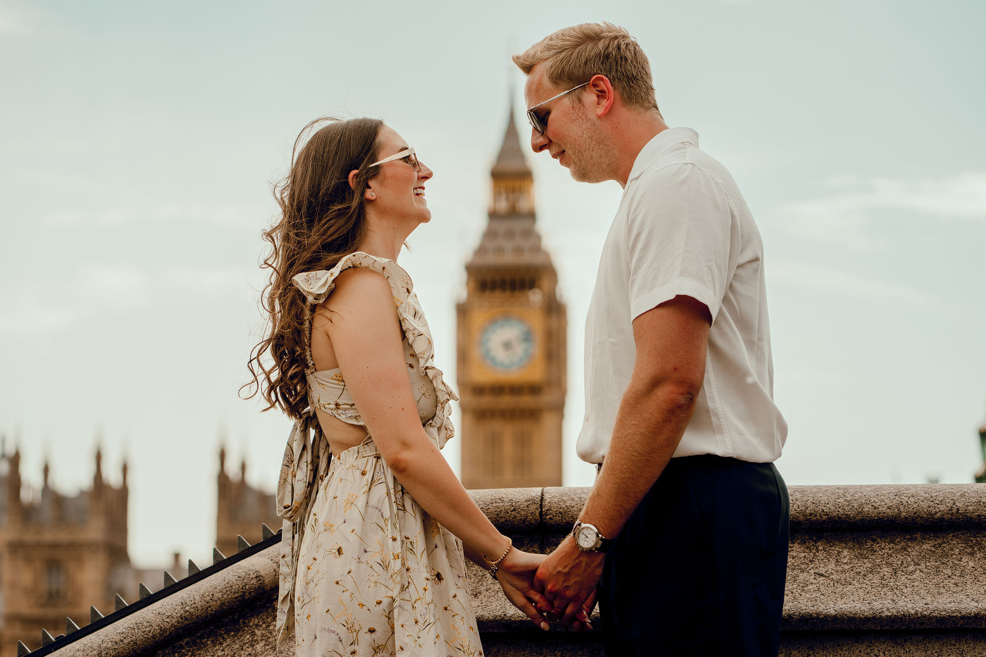 Colourful London engagement photography Hamish Irvine 