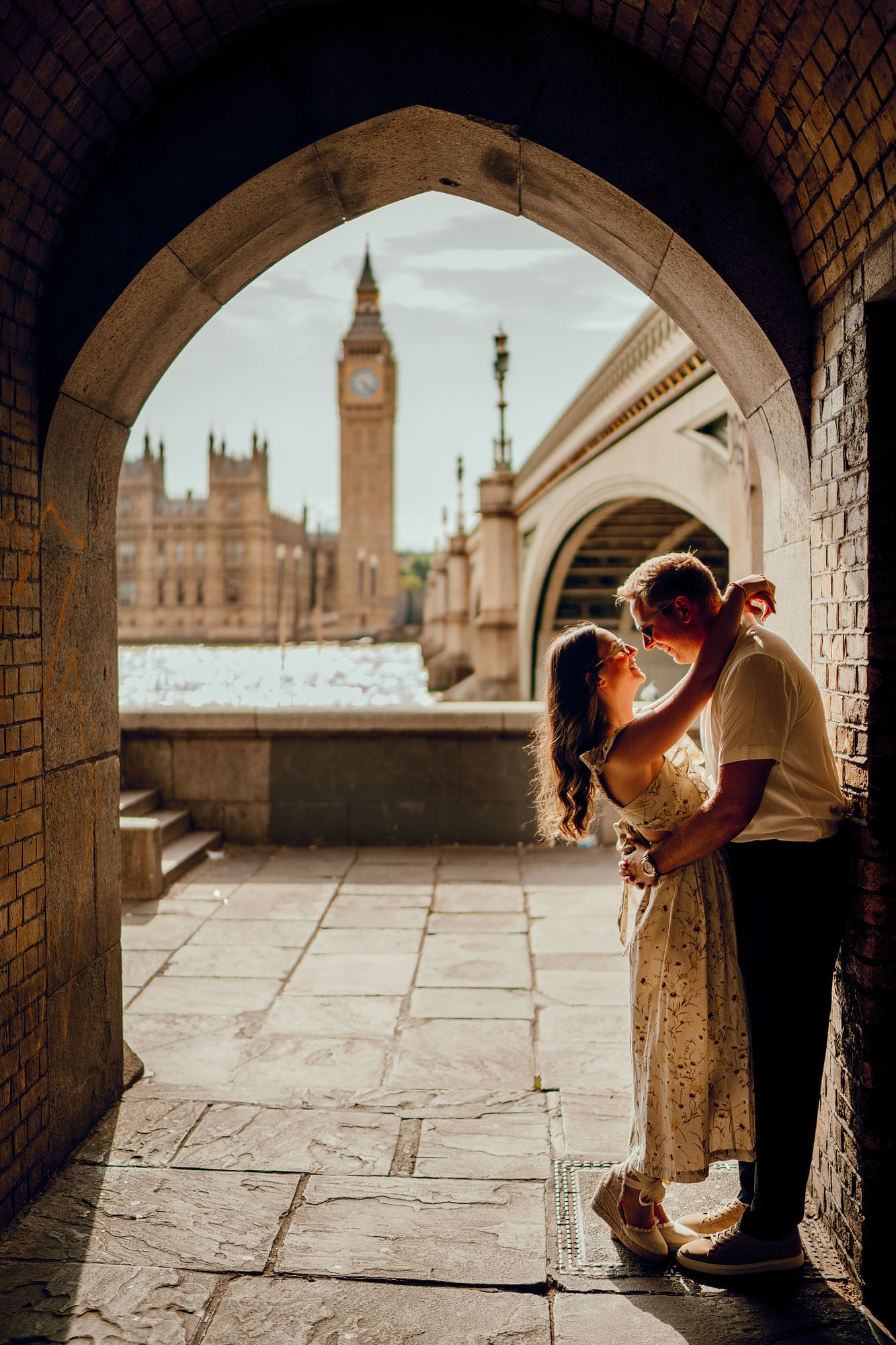 Colourful London engagement photography Hamish Irvine 