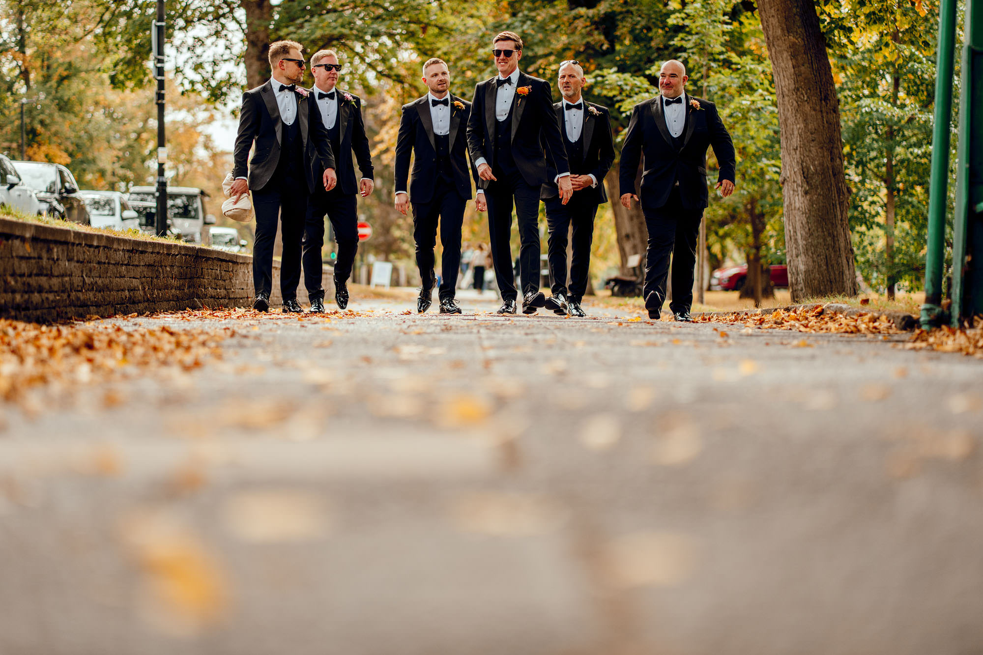 Harrogate colourful wedding photographers 